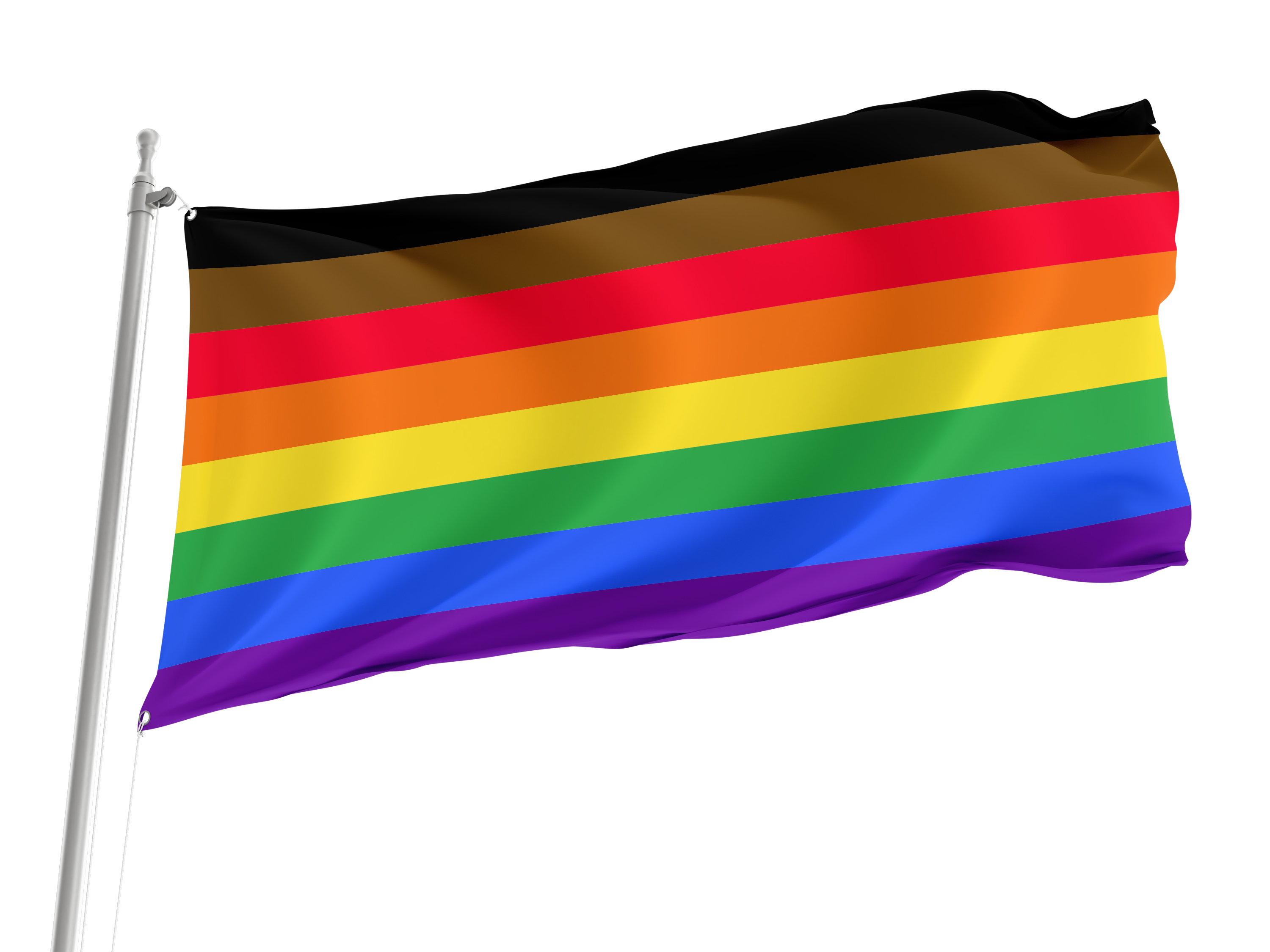 Philadelphia Pride Flag for Indoor & Outdoor Use
