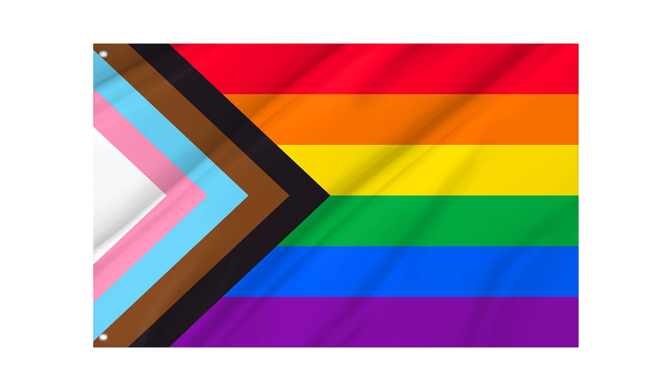 Progress Pride Flag for Indoor & Outdoor Use
