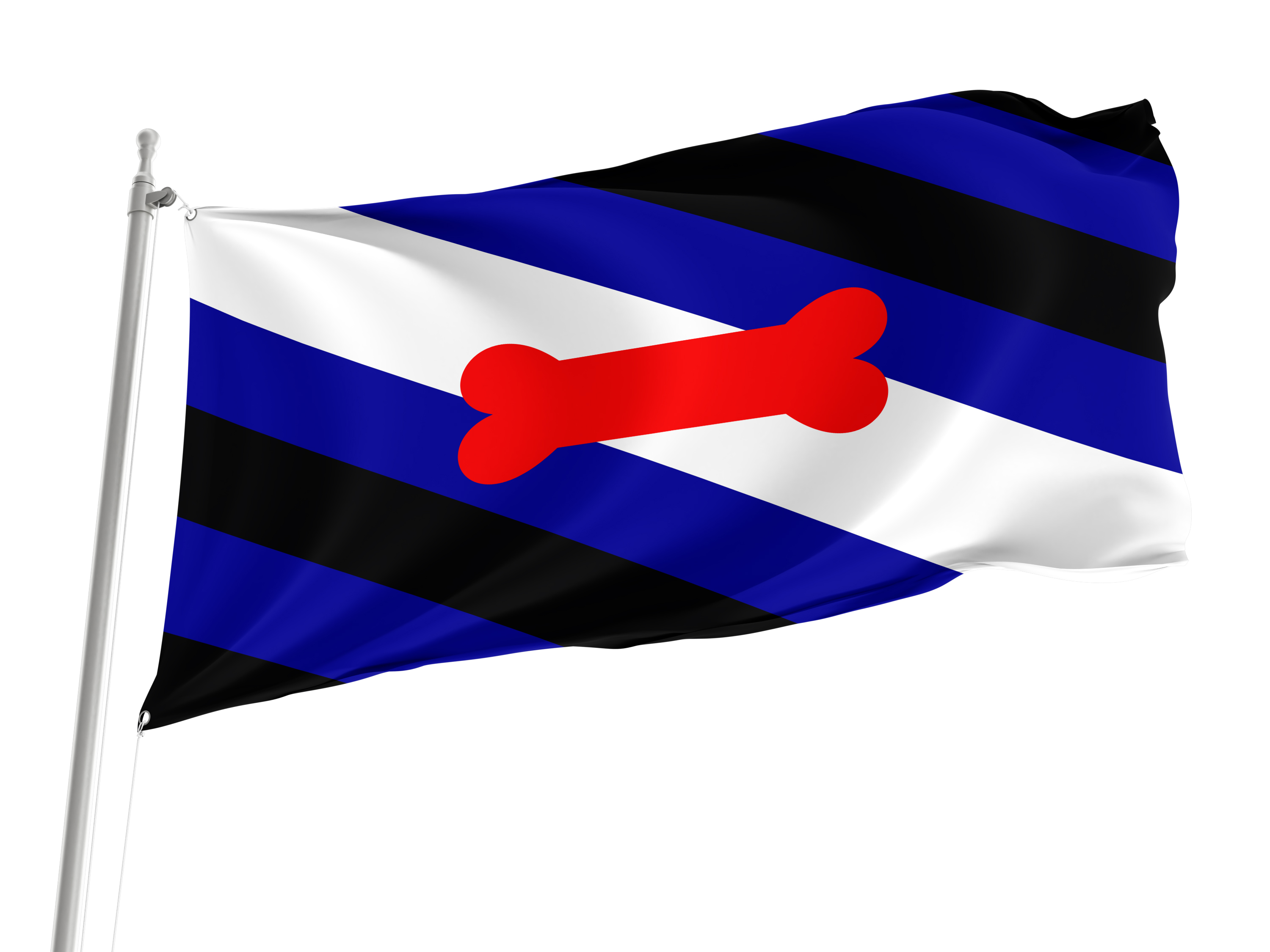 Puppy Play Pride Flag for Indoor & Outdoor Use