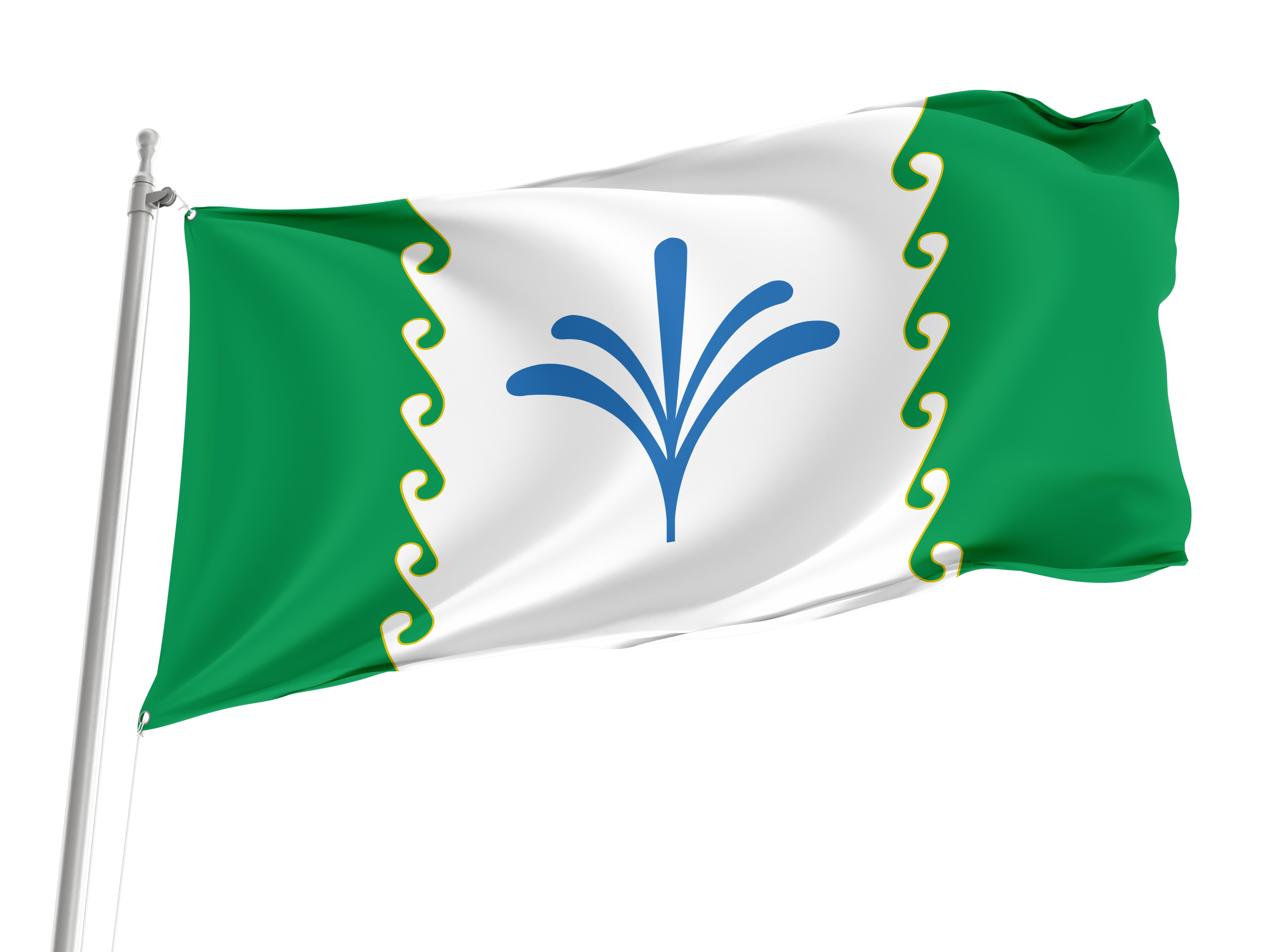 Gafuriysky Rayon Flag for Indoor & Outdoor Use