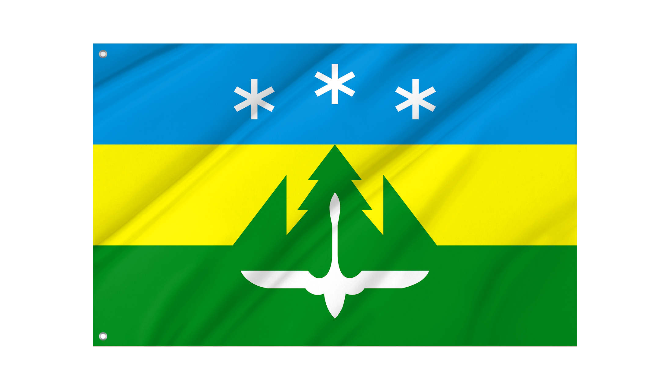 Khanty Mansiysk Flag for Indoor & Outdoor Use