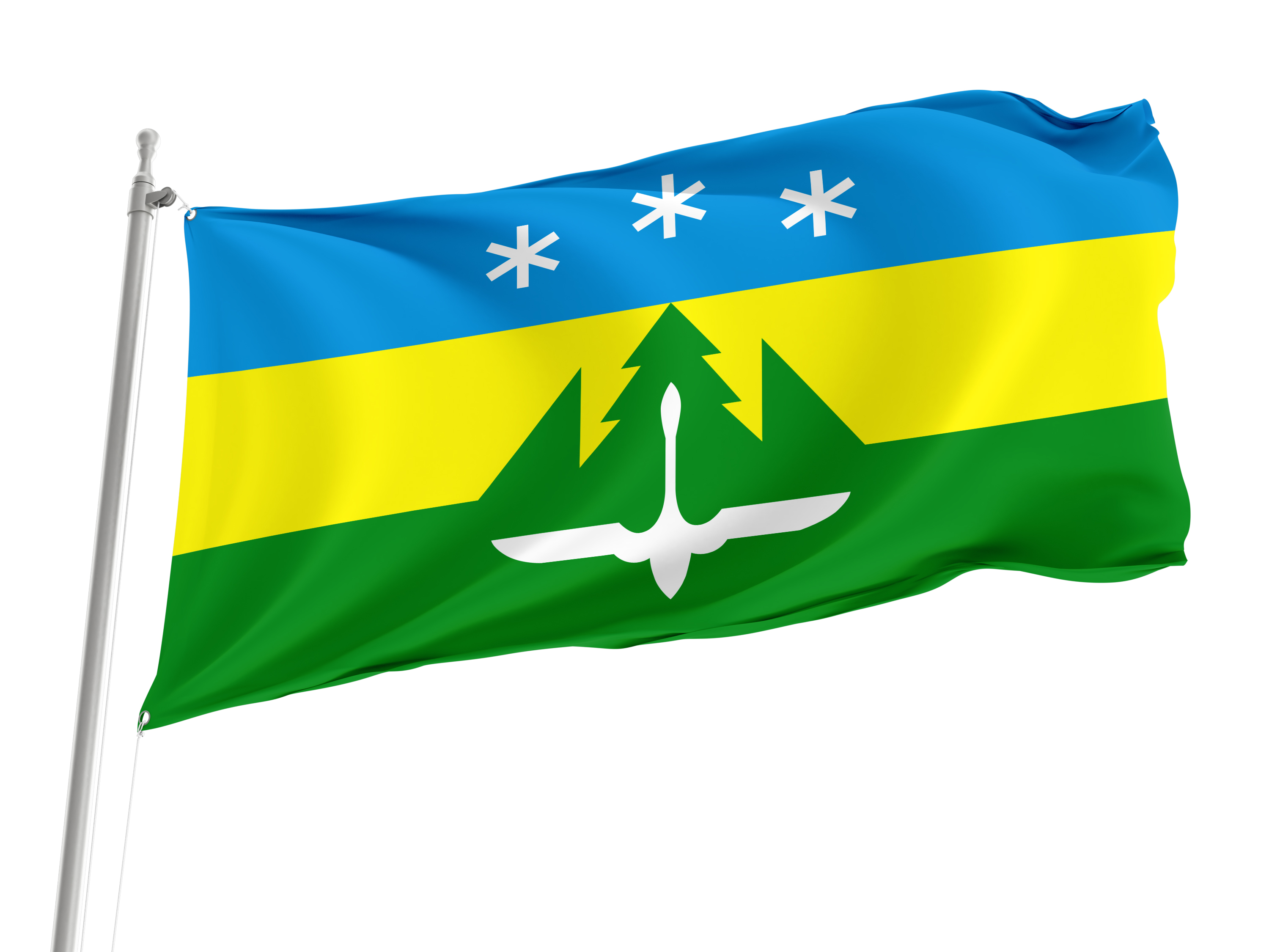 Khanty Mansiysk Flag for Indoor & Outdoor Use