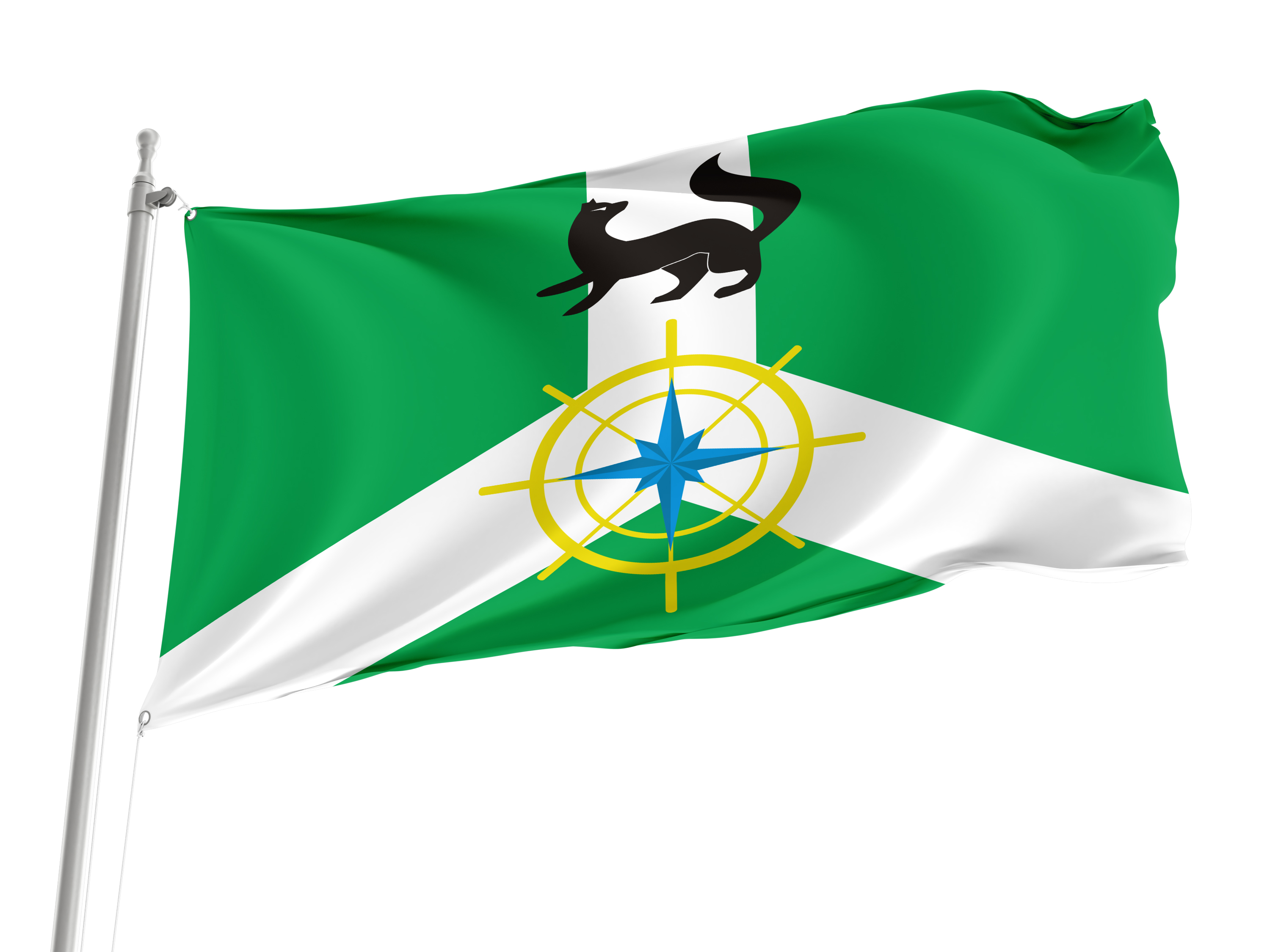 Kirensky District Flag for Indoor & Outdoor Use