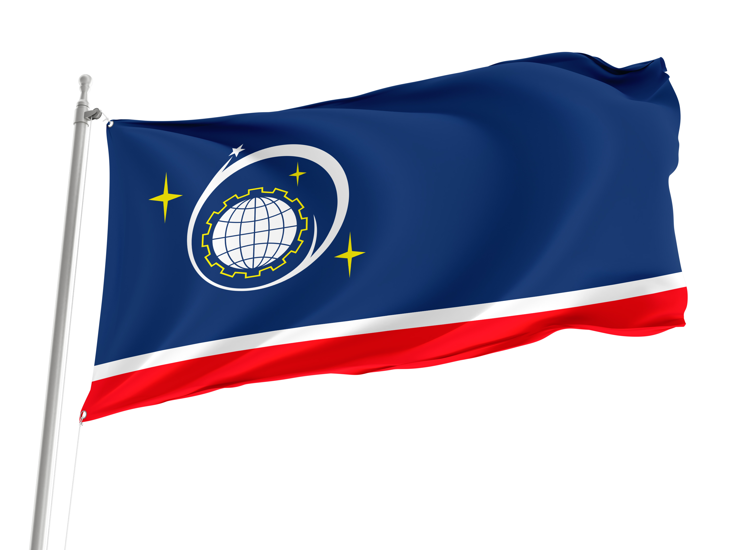 Korolyov City Flag for Indoor & Outdoor Use