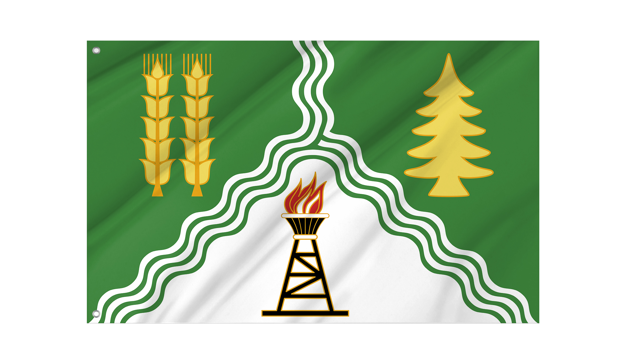 Krasnokamsky District Flag for Indoor & Outdoor Use