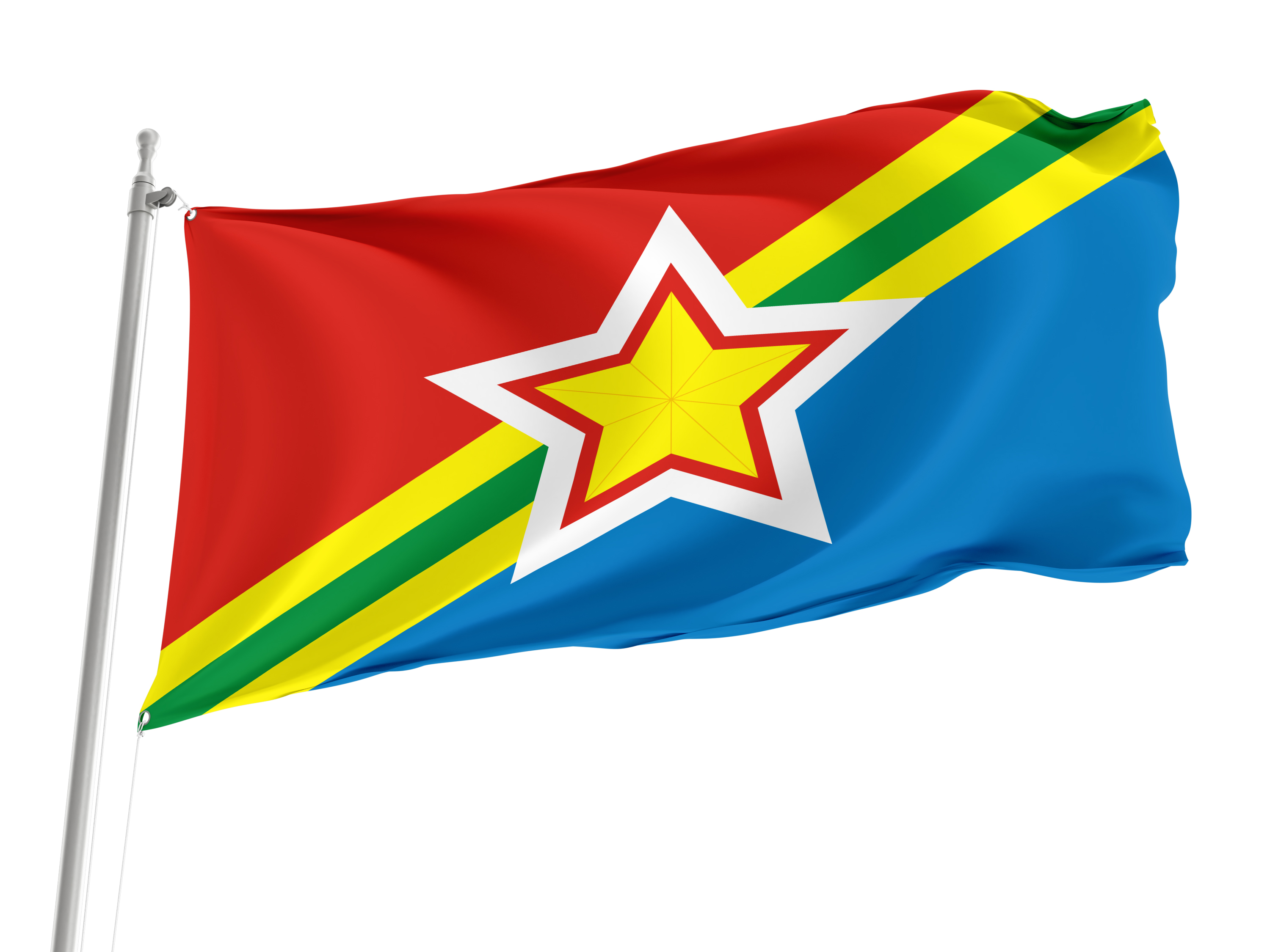 Kuybyshevsky District Flag for Indoor & Outdoor Use