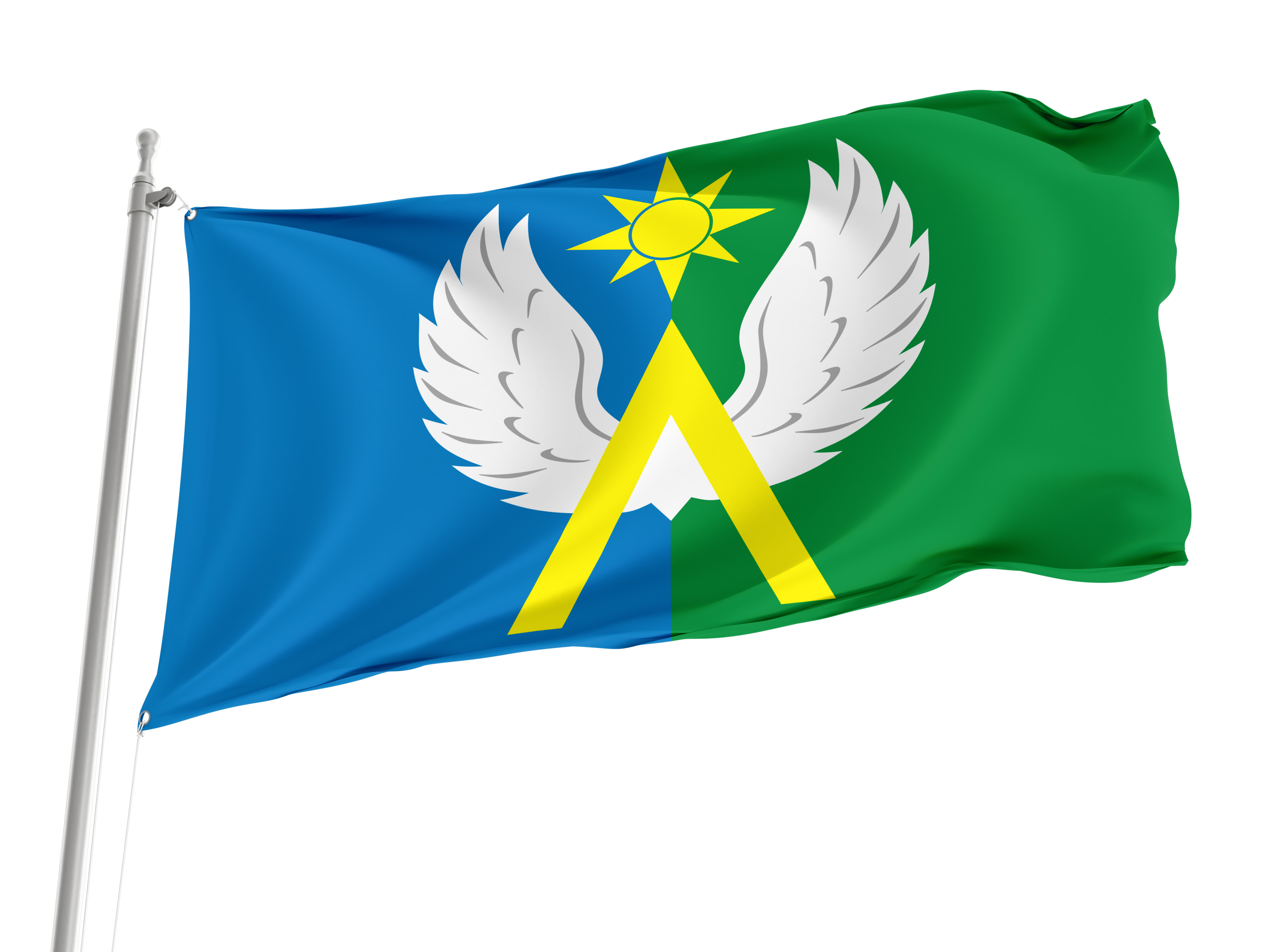 Lukhovitsky District Flag for Indoor & Outdoor Use