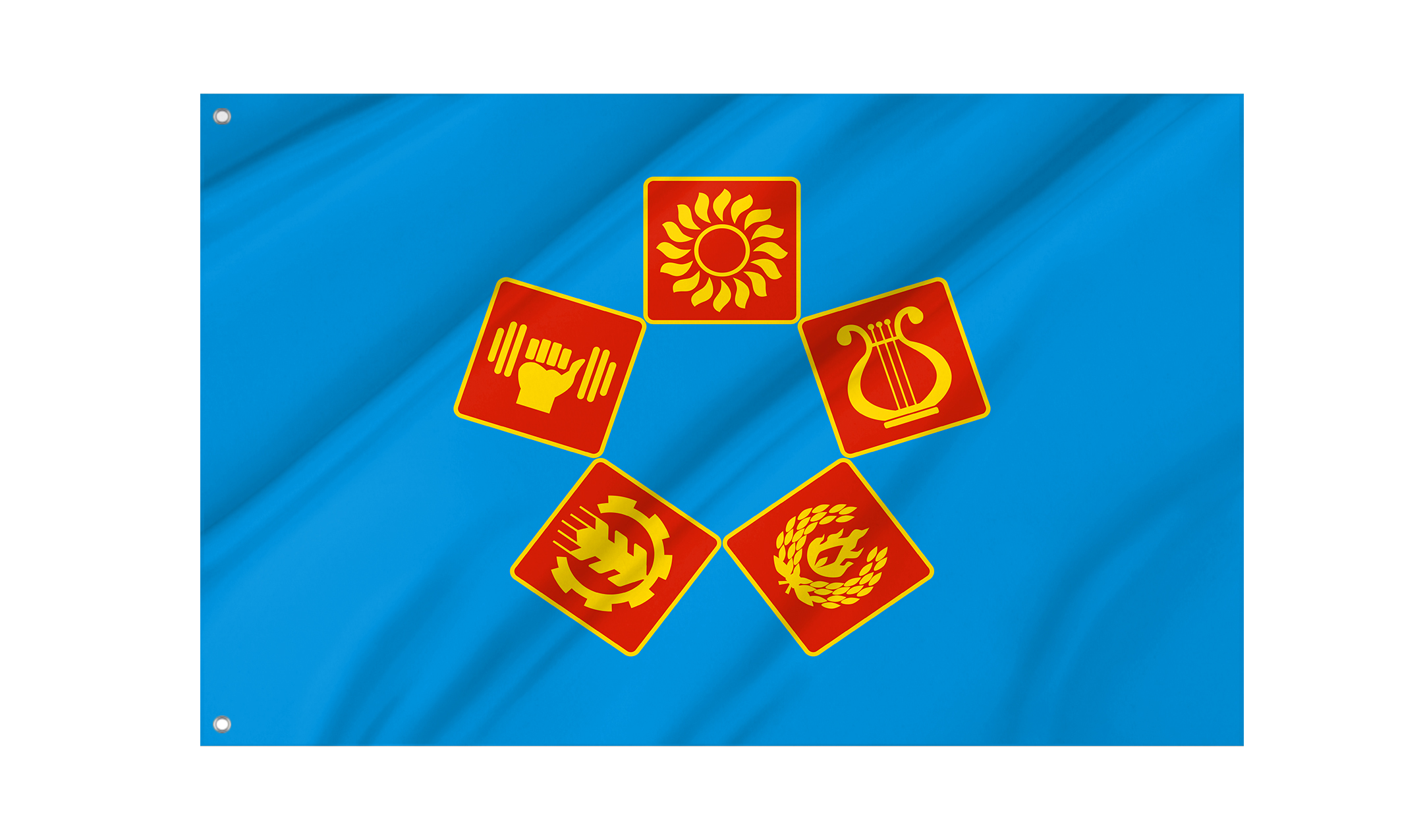 Lyuberetsky District Flag for Indoor & Outdoor Use