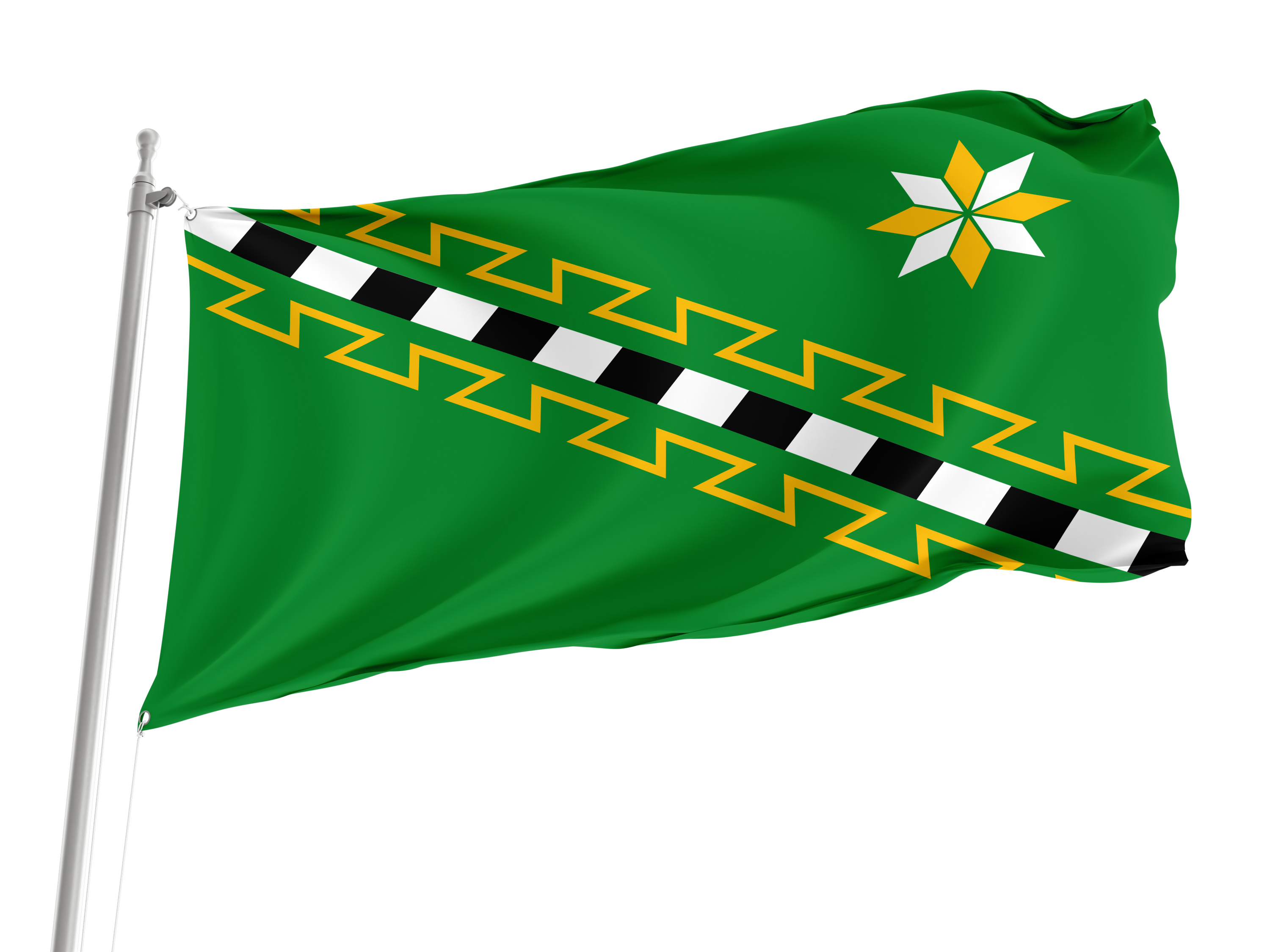 Malovishersky District Flag for Indoor & Outdoor Use