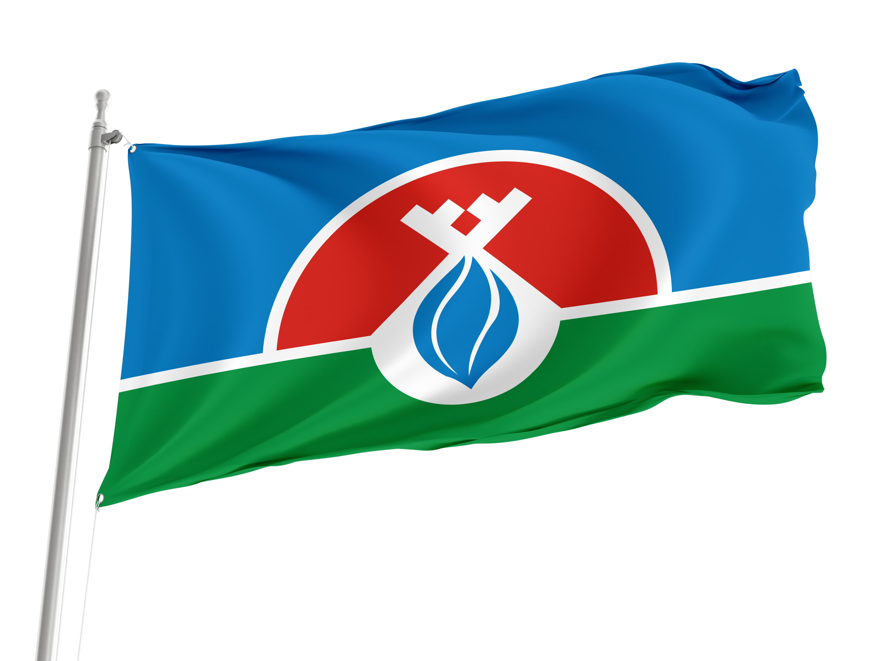 Nadymsky District Flag for Indoor & Outdoor Use