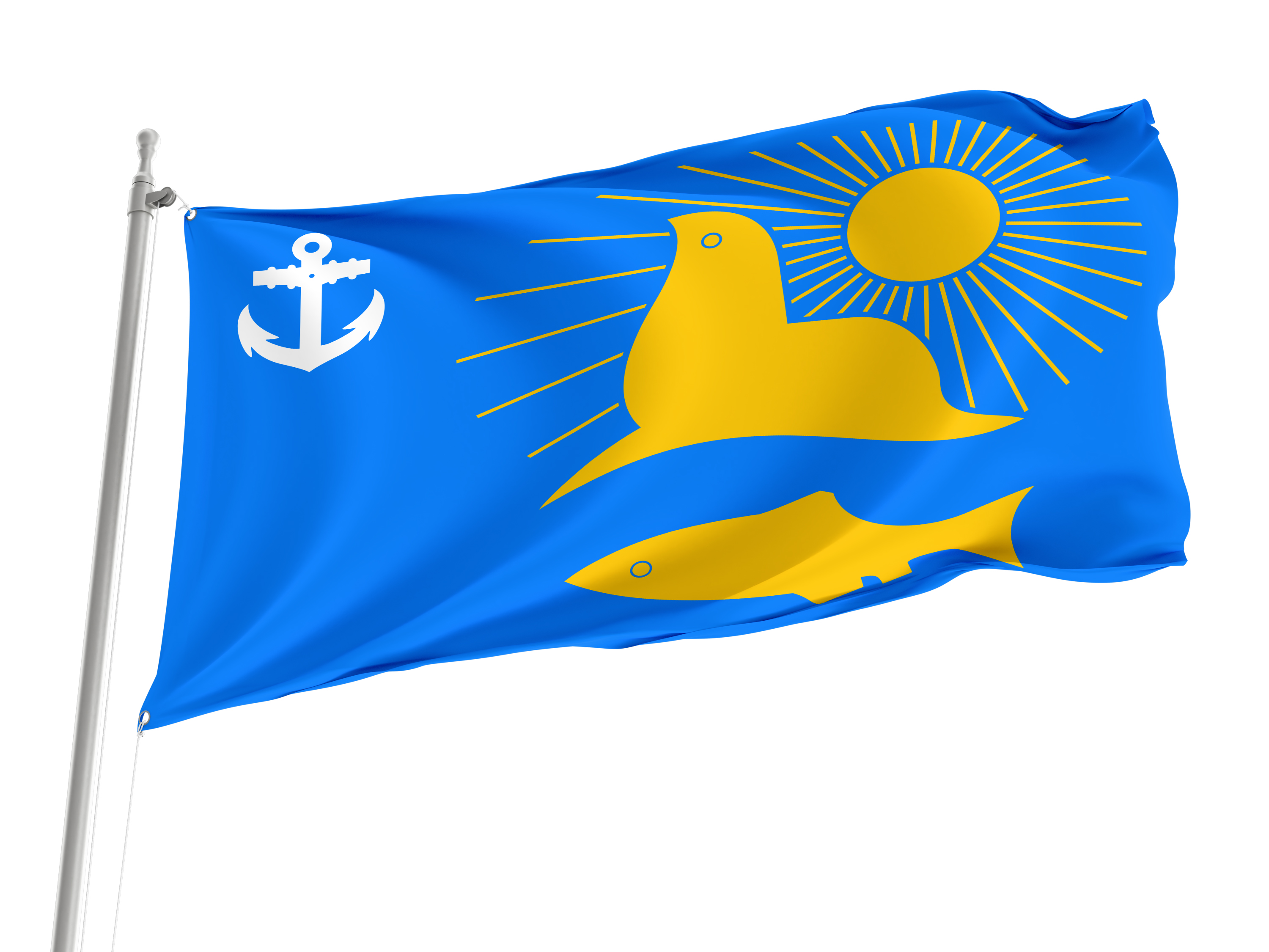 Nevelsk Flag for Indoor & Outdoor Use