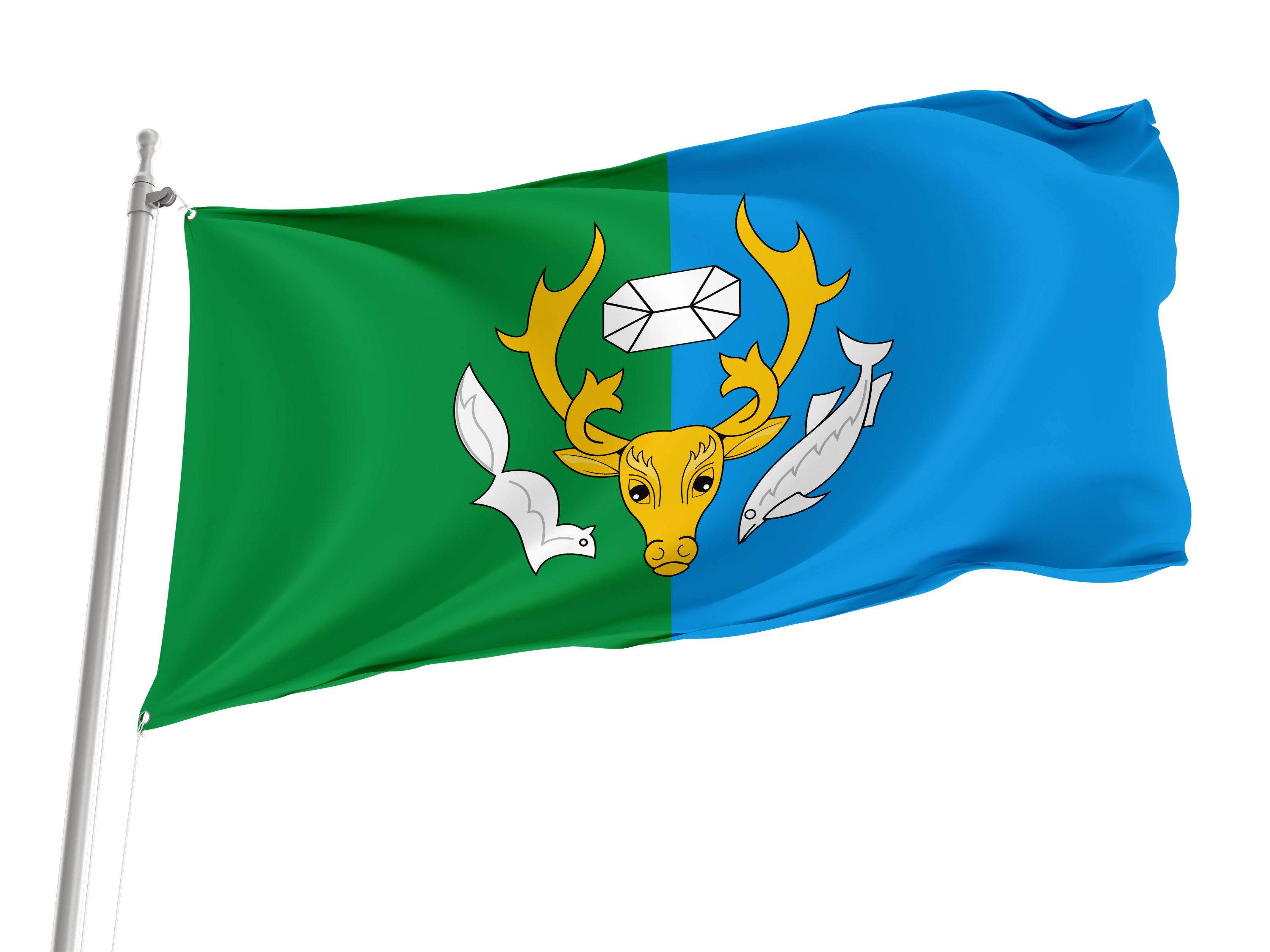 Priuralsky District Flag for Indoor & Outdoor Use