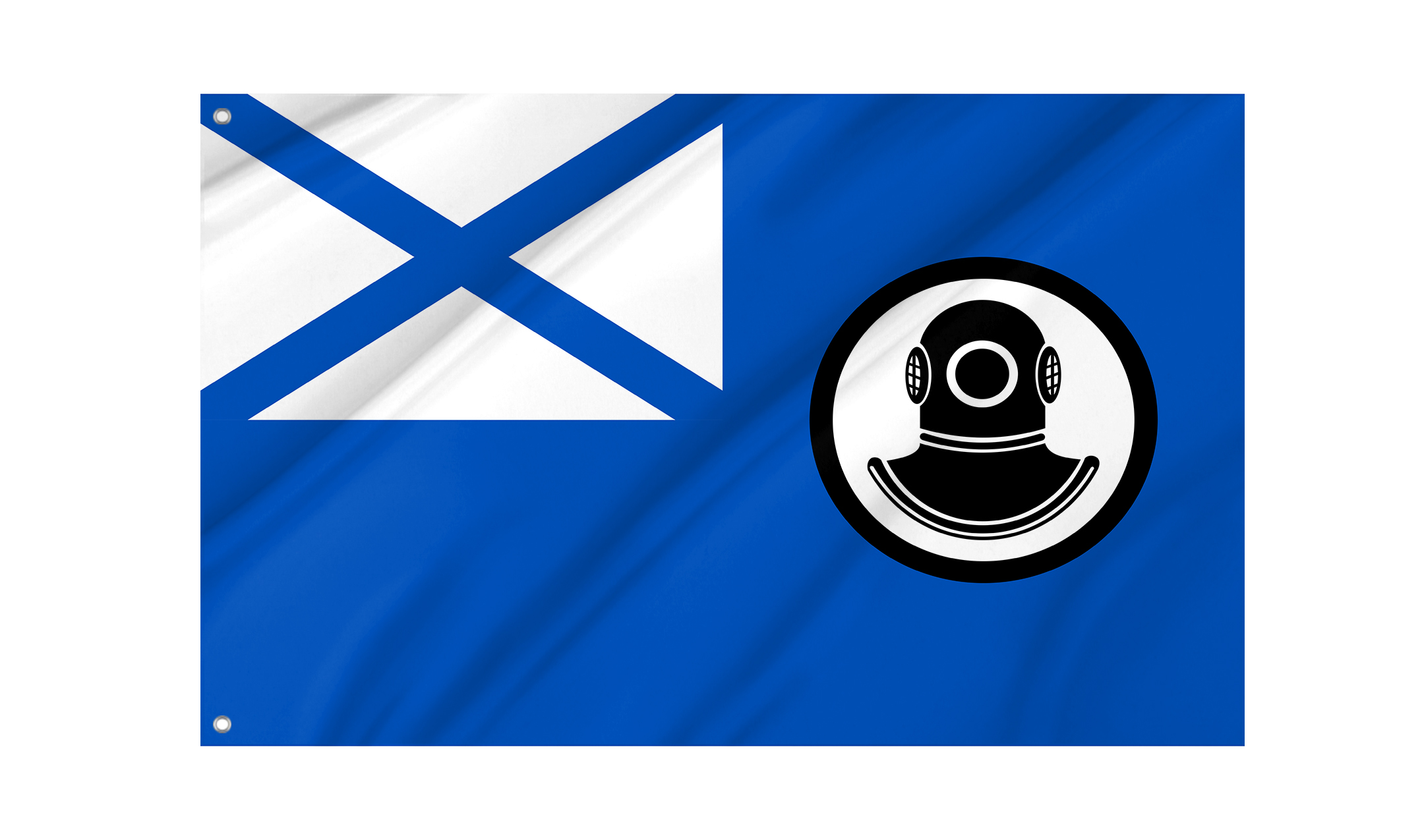 Rescue Vessels of the Navy 2000 Russia Flag for Indoor & Outdoor Use