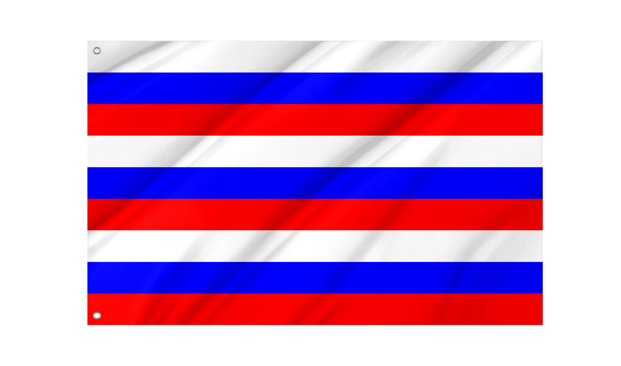 Russia 9 Stripes Flag for Indoor & Outdoor Use