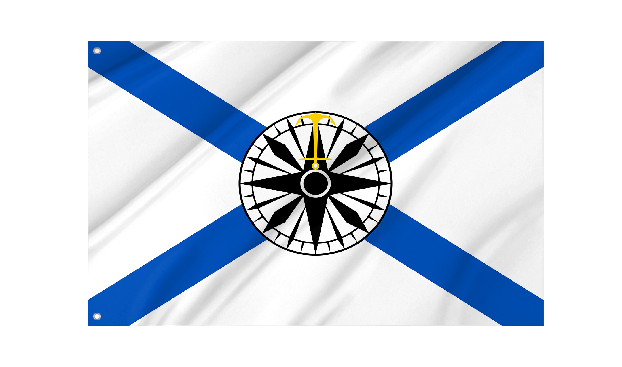 Russia Naval 1828 Pilot Flag for Indoor & Outdoor Use