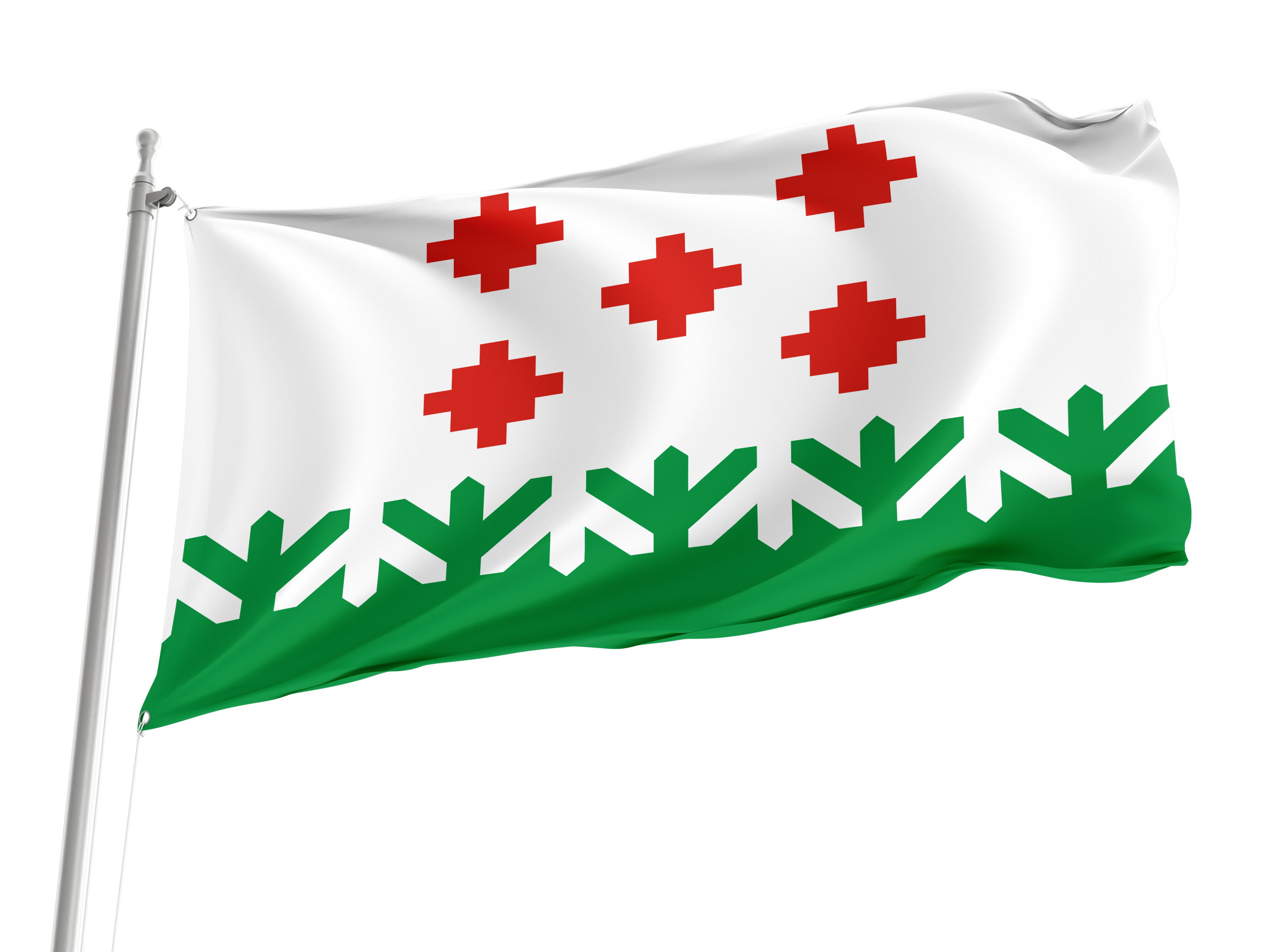 Siyavskoe Rural Settlement Flag for Indoor & Outdoor Use