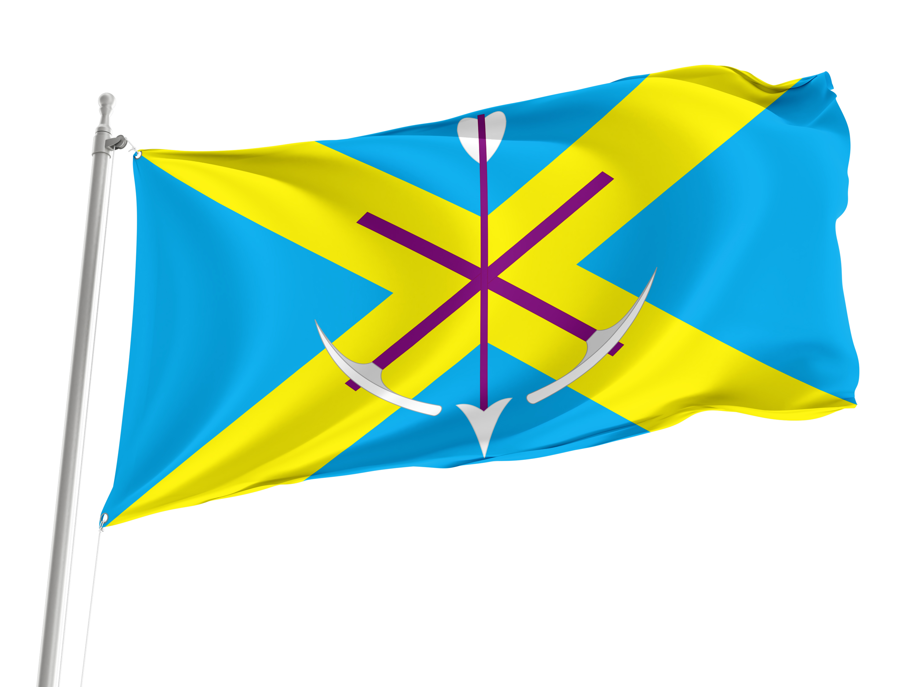 Strelitca Flag for Indoor & Outdoor Use