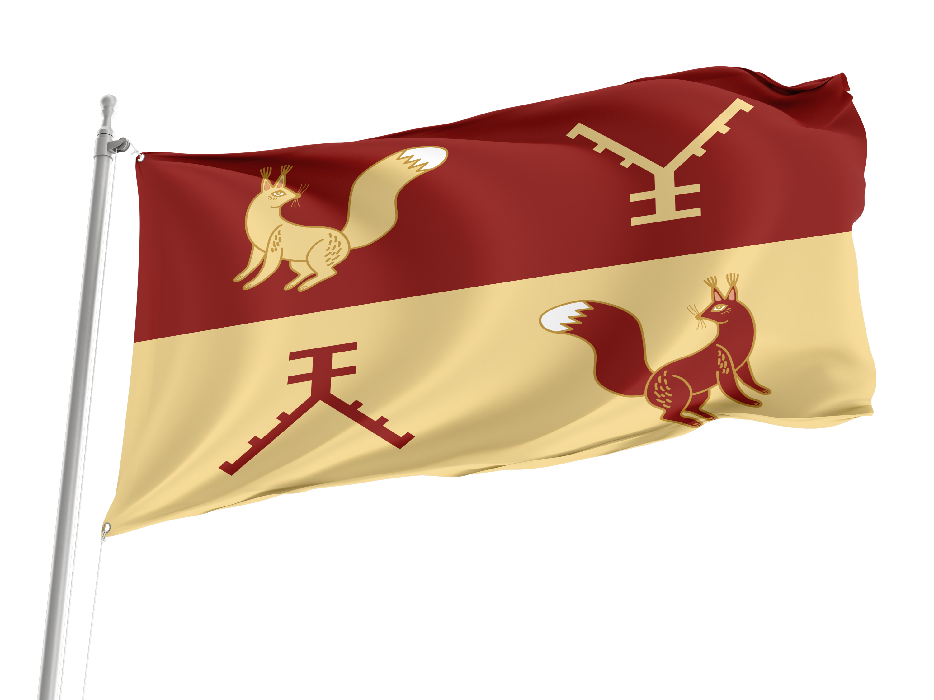 Tatyshlinsky District Flag for Indoor & Outdoor Use