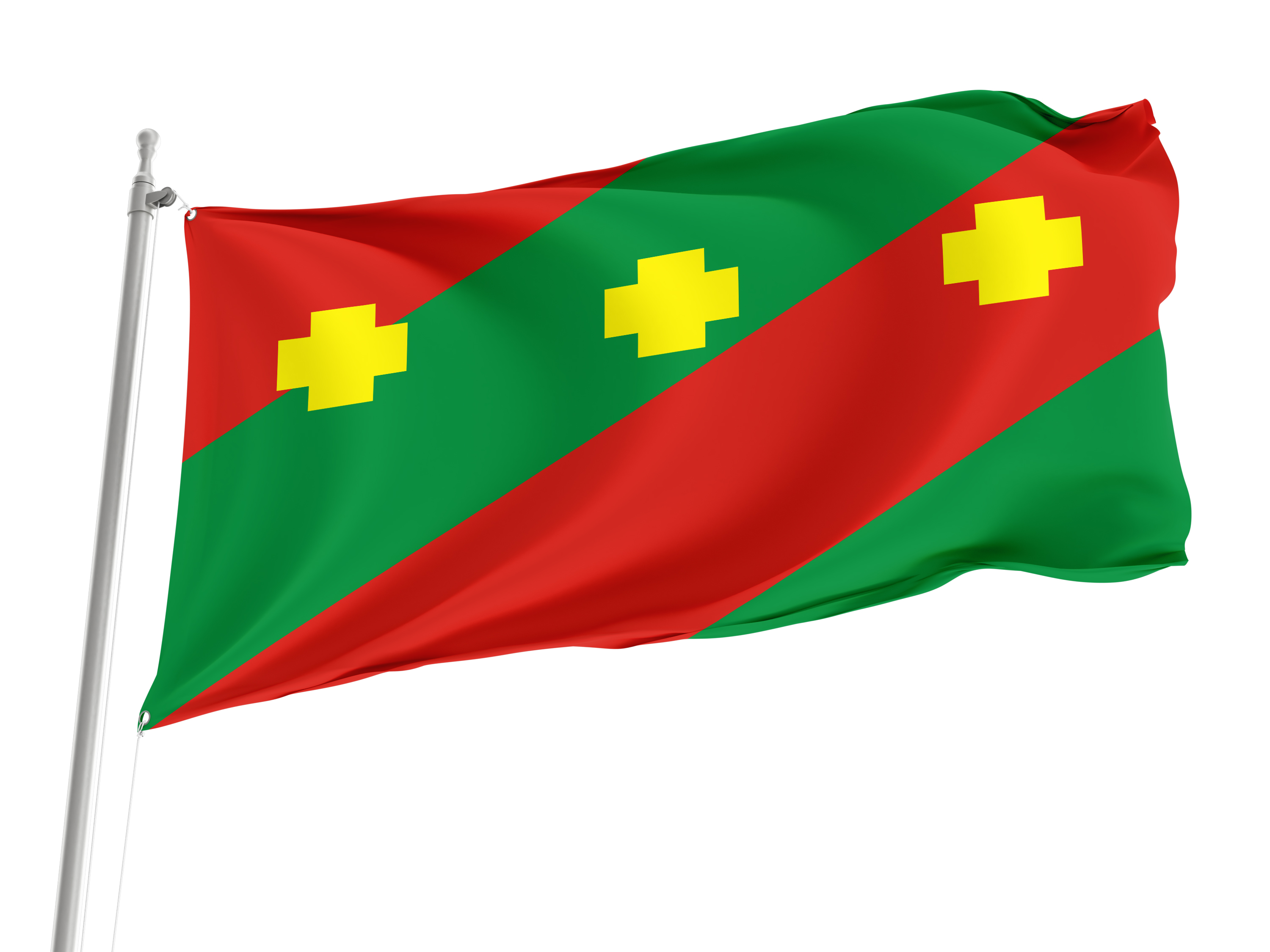 Troitcky District Flag for Indoor & Outdoor Use