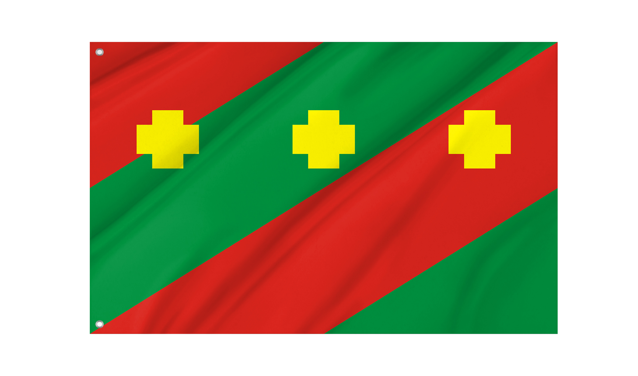 Troitcky District Flag for Indoor & Outdoor Use