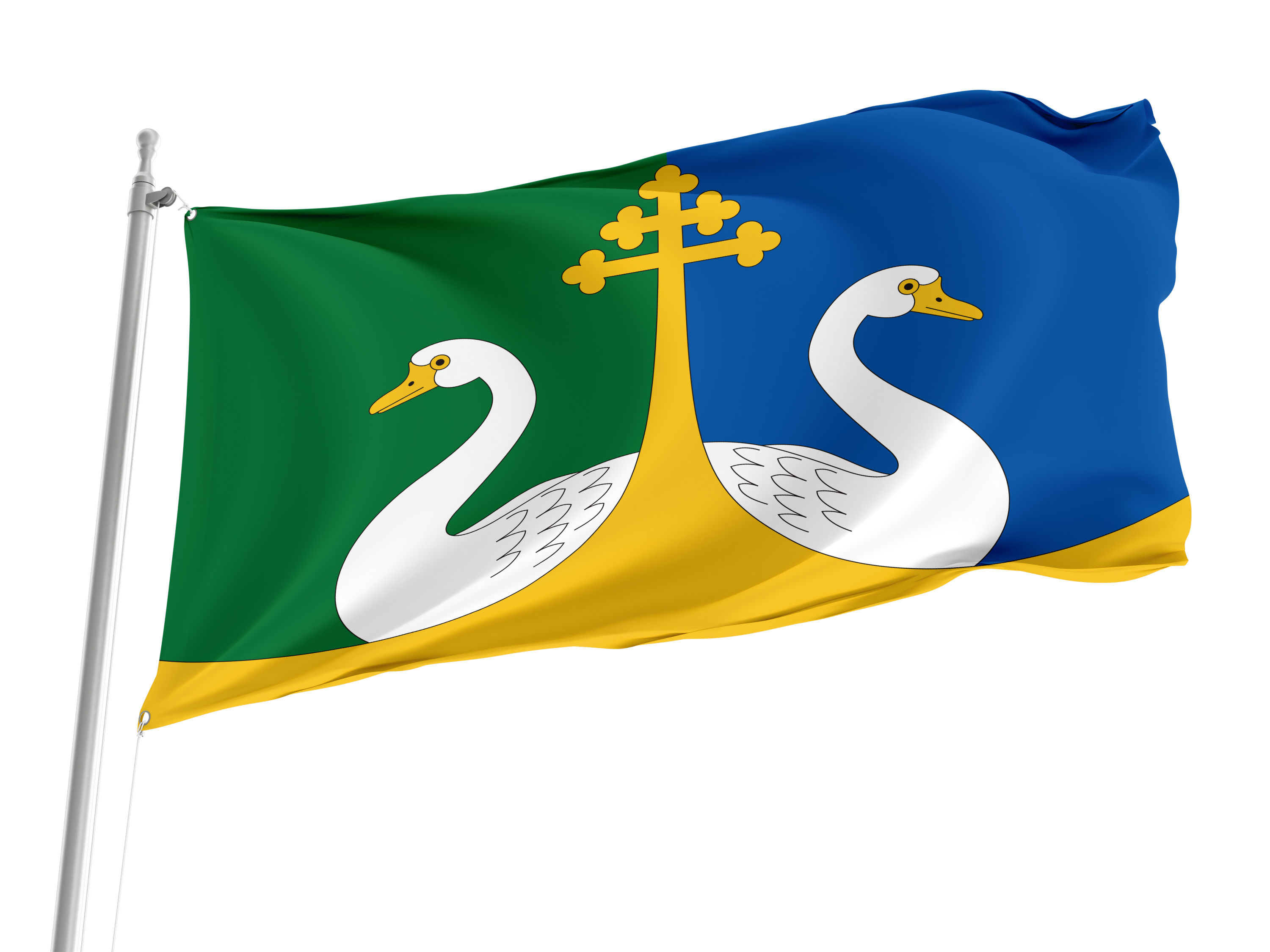 Tyukovskoe Flag for Indoor & Outdoor Use