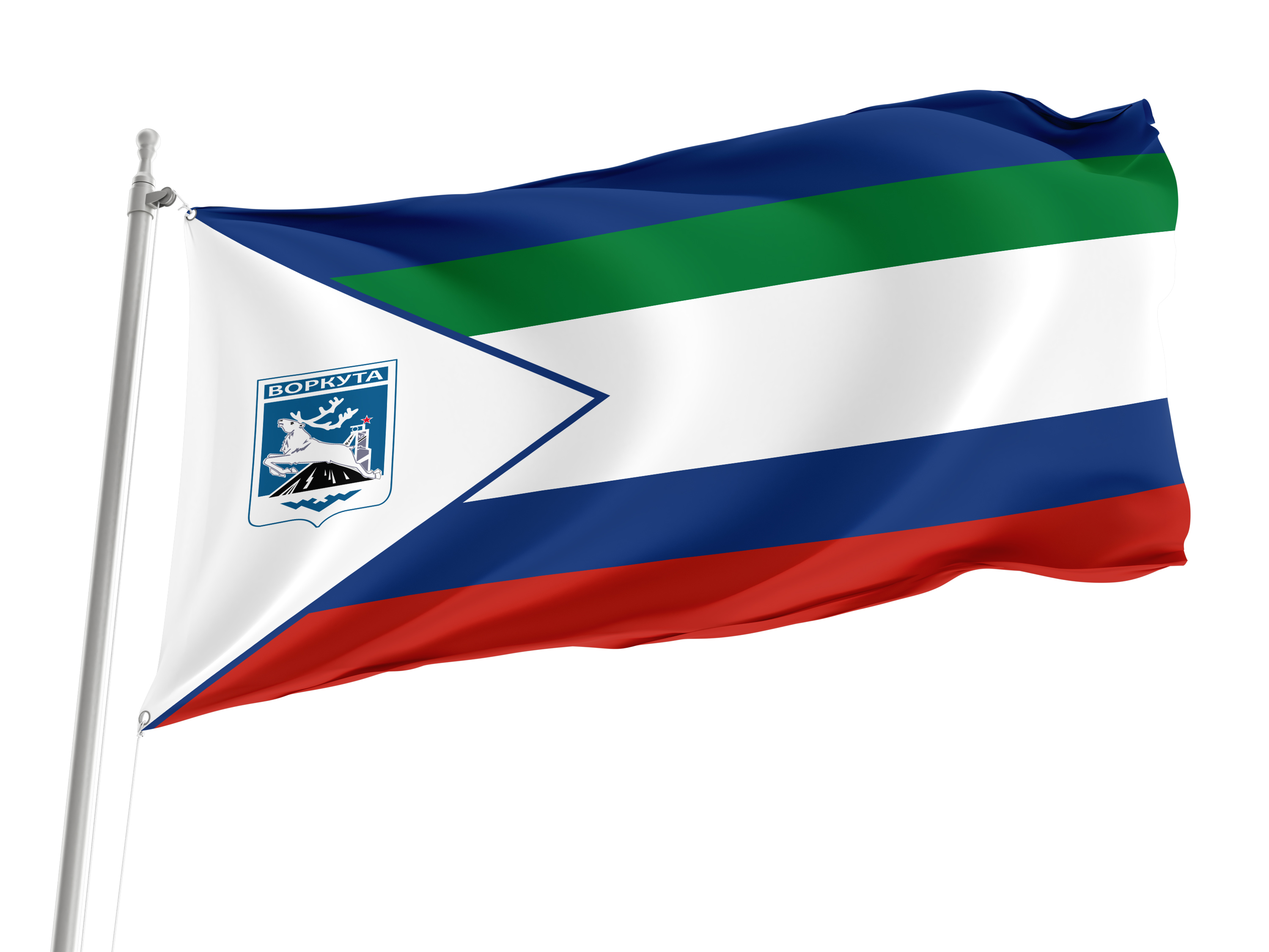 Vorkuta Flag for Indoor & Outdoor Use