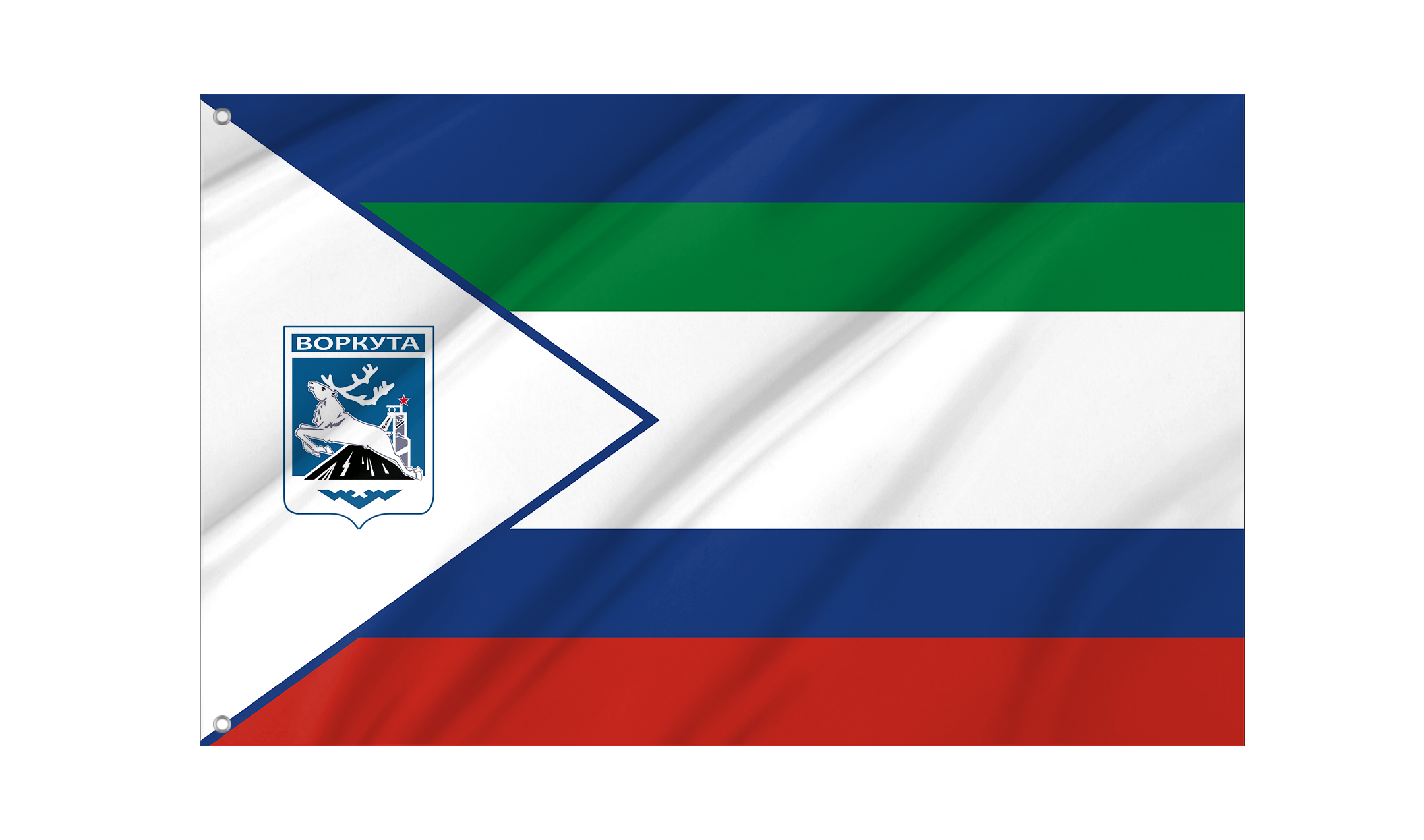 Vorkuta Flag for Indoor & Outdoor Use