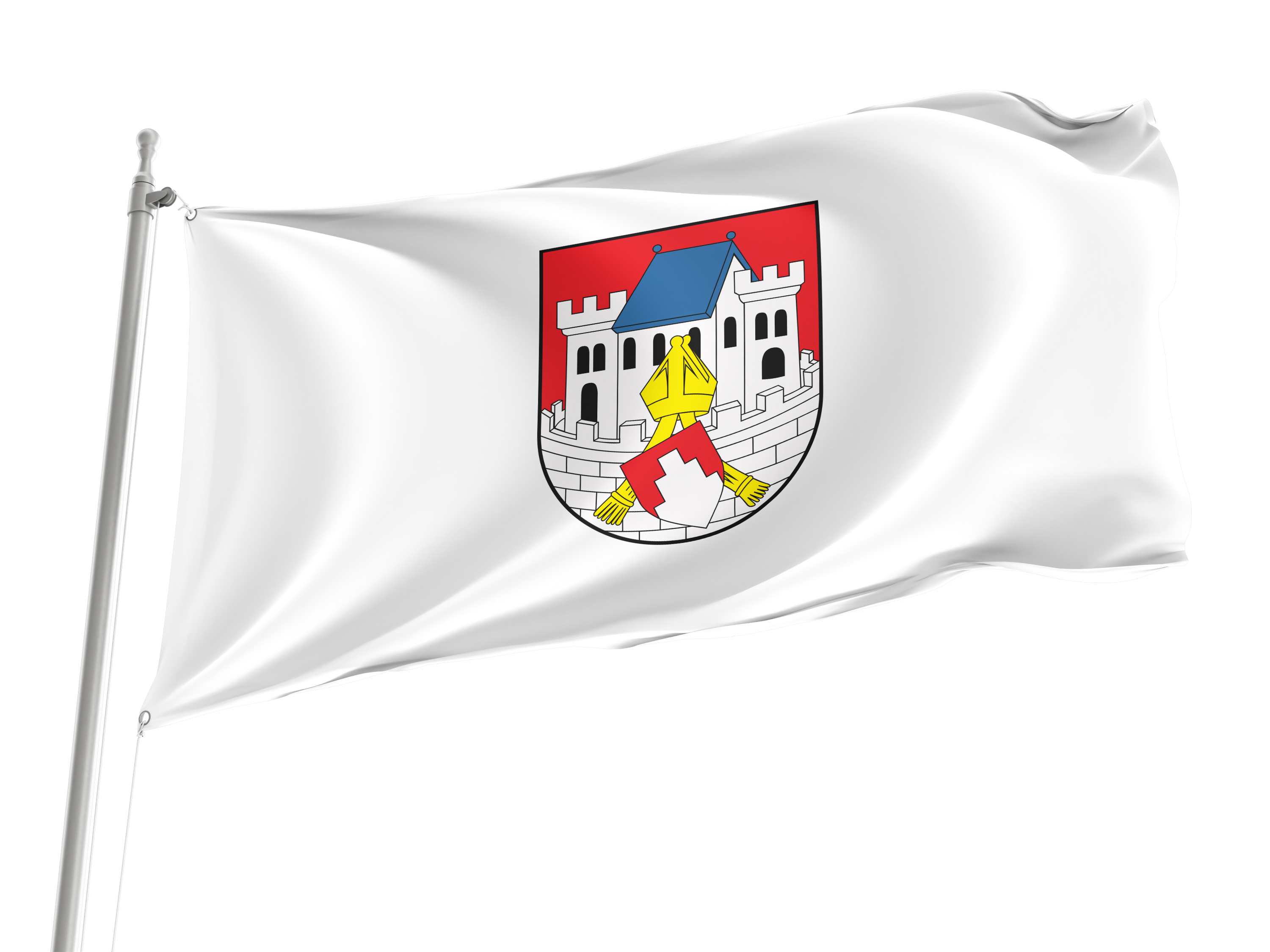 Biskupiec Flag for Indoor & Outdoor Use