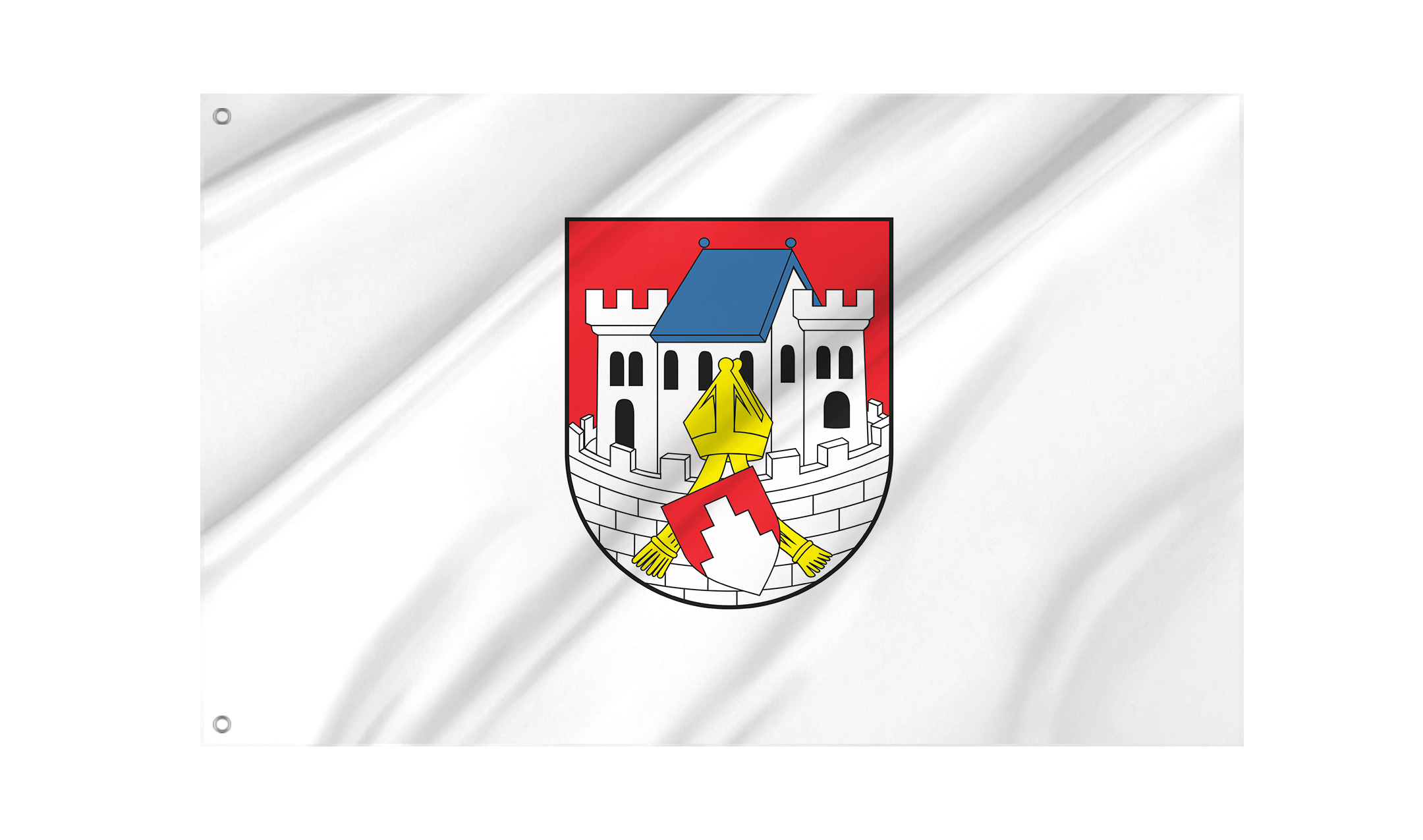 Biskupiec Flag for Indoor & Outdoor Use