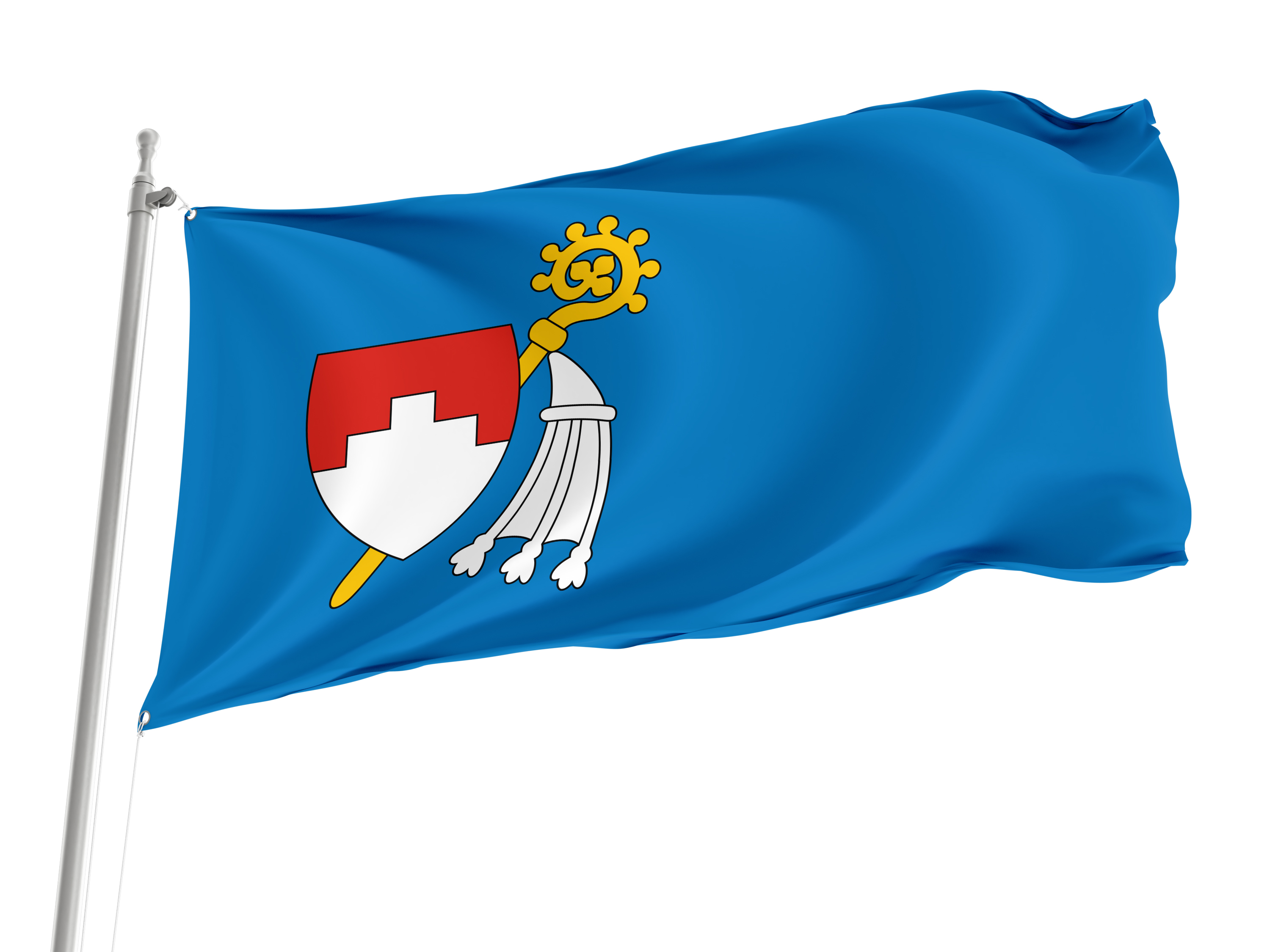 Bisztynek Flag for Indoor & Outdoor Use