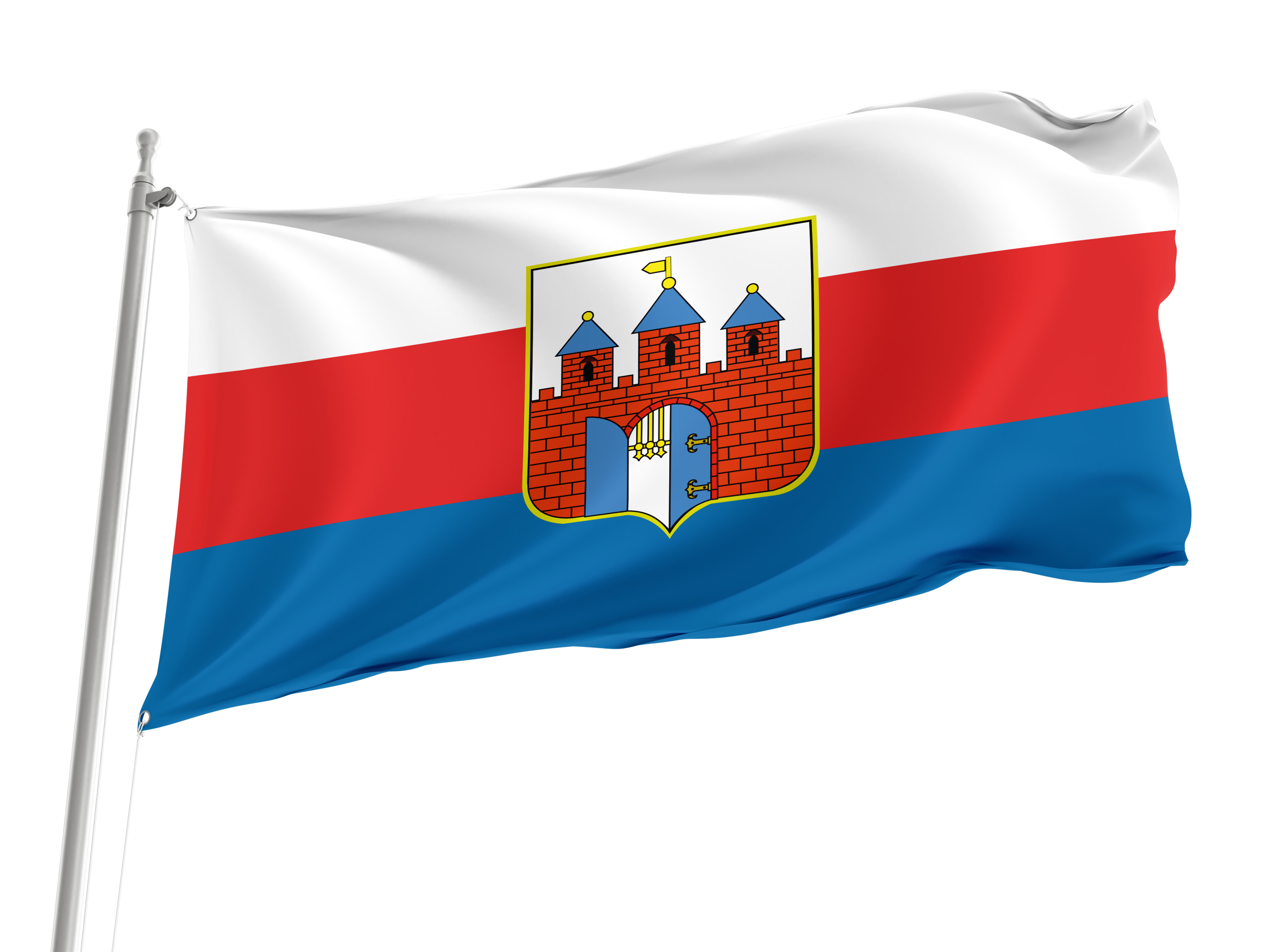 Bydgoszcz Flag for Indoor & Outdoor Use