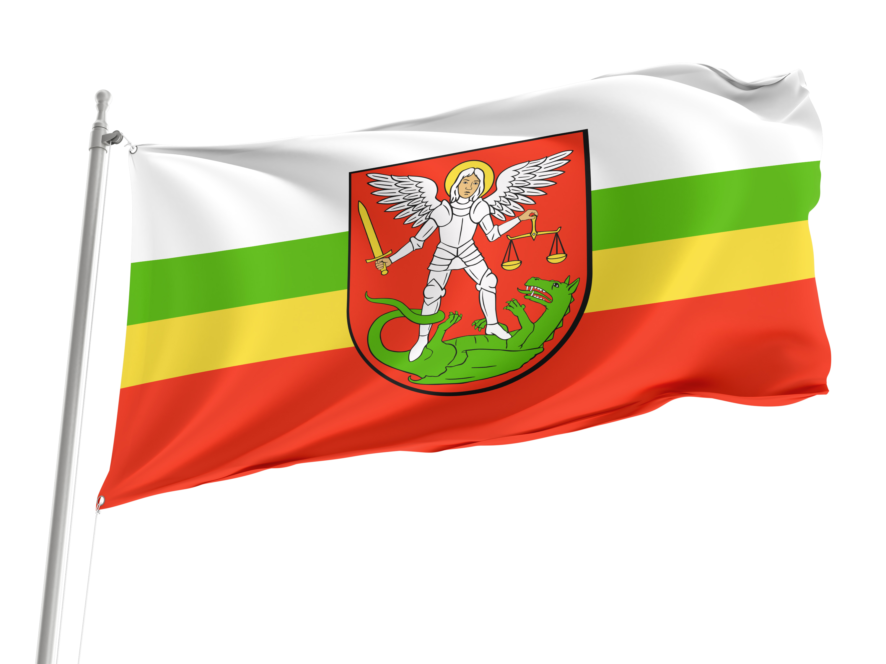 Miasta Biala Podlaska Flag for Indoor & Outdoor Use