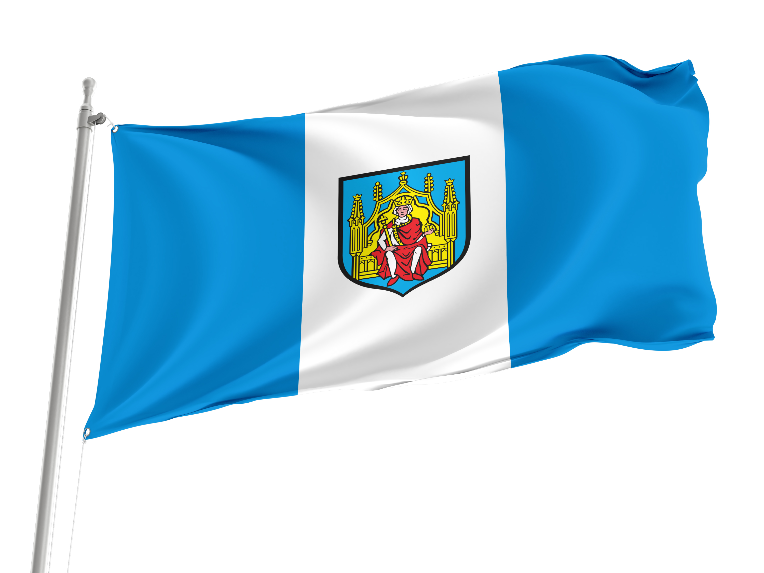 Grodzisk Wielkopolski Flag for Indoor & Outdoor Use