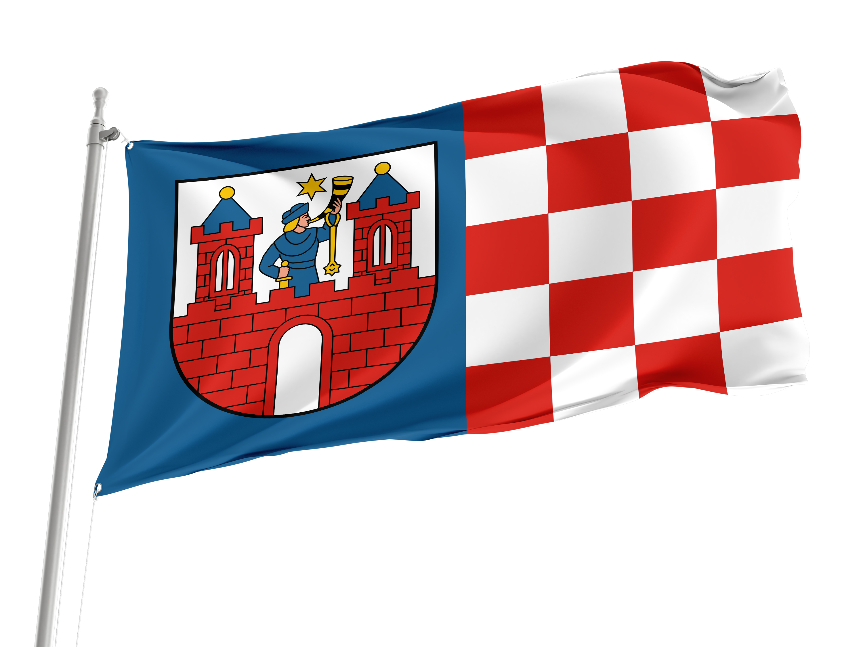 Kalisz Flag for Indoor & Outdoor Use
