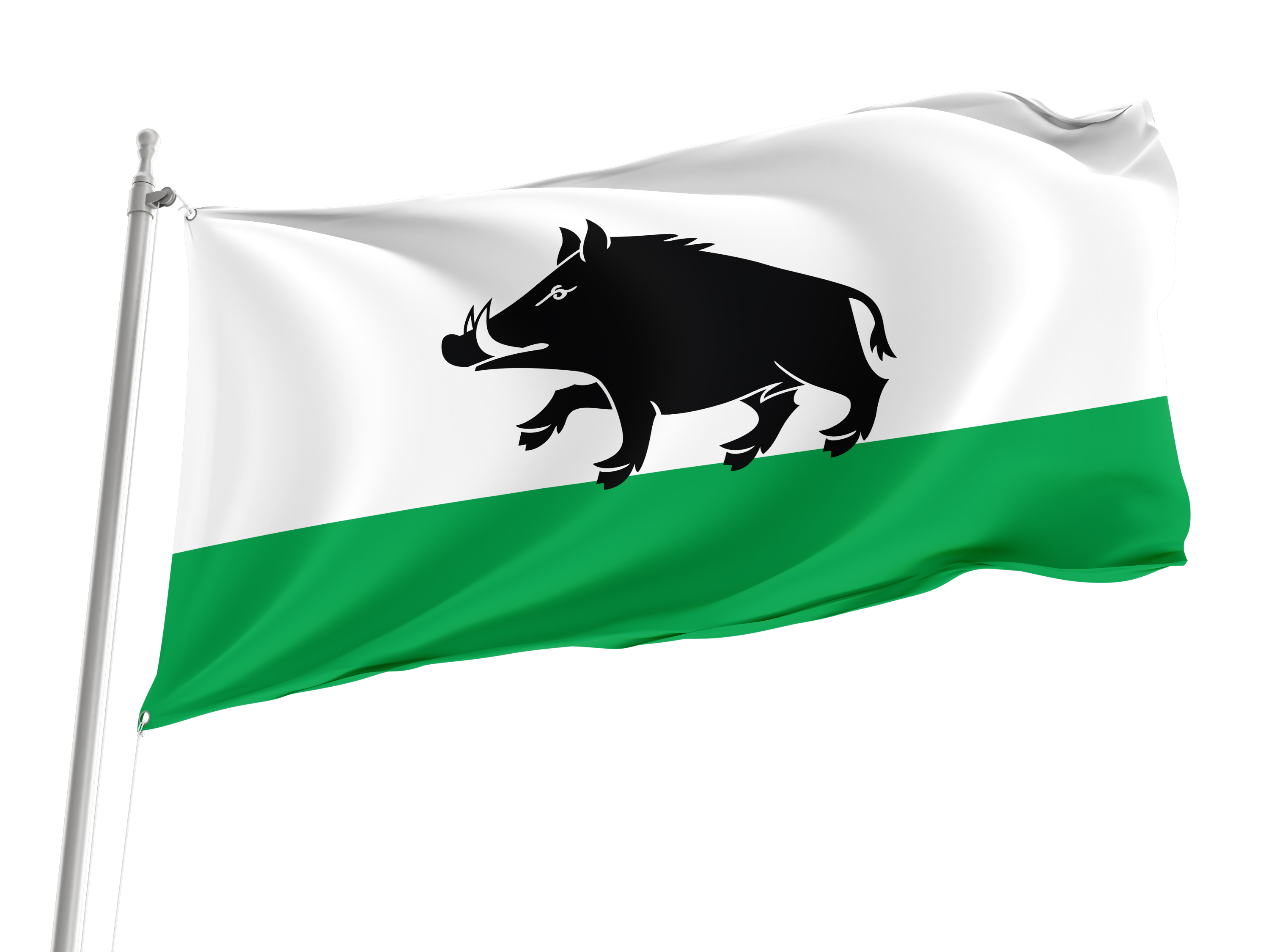 Lobzenica Flag for Indoor & Outdoor Use