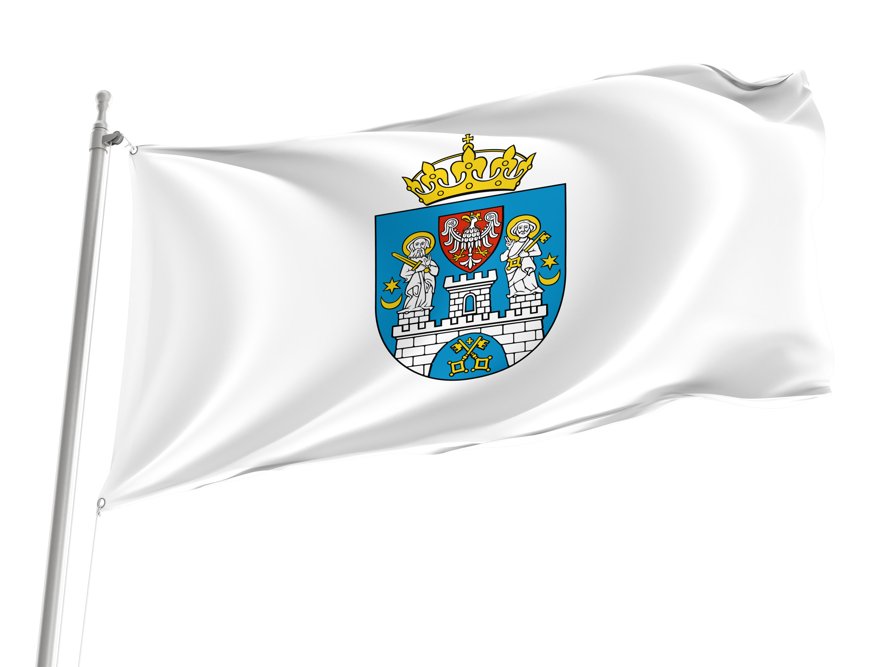 Poznan Flag for Indoor & Outdoor Use