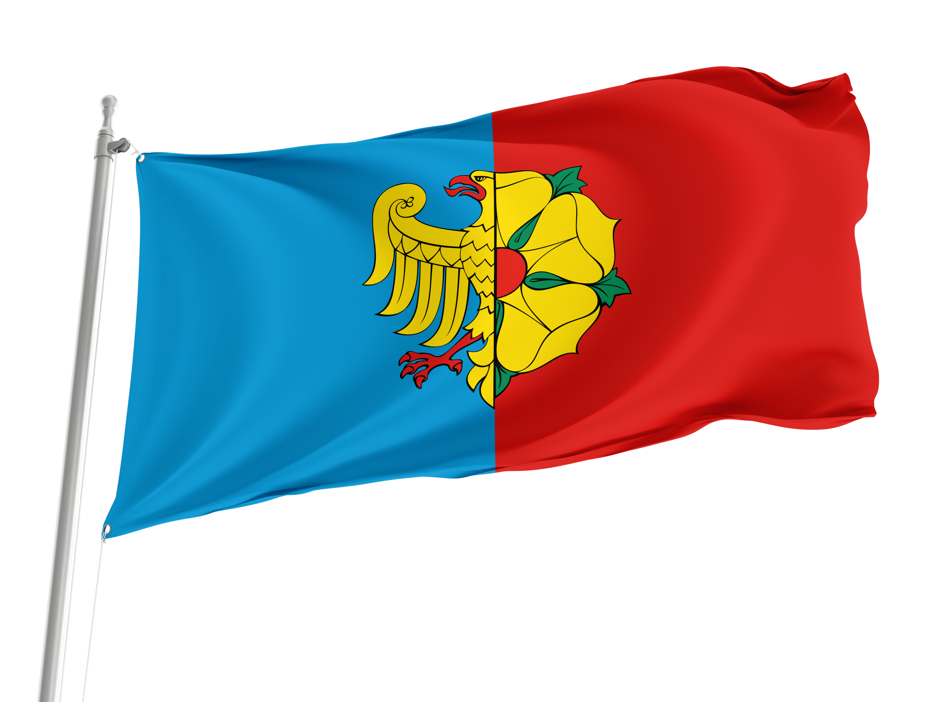 Wodzislaw Slaski Flag for Indoor & Outdoor Use