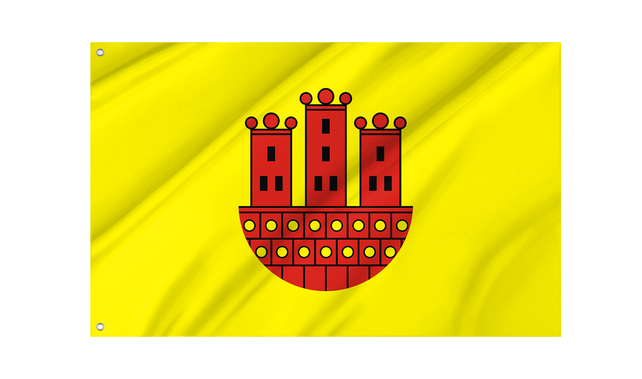 Dzialoszyn Flag for Indoor & Outdoor Use