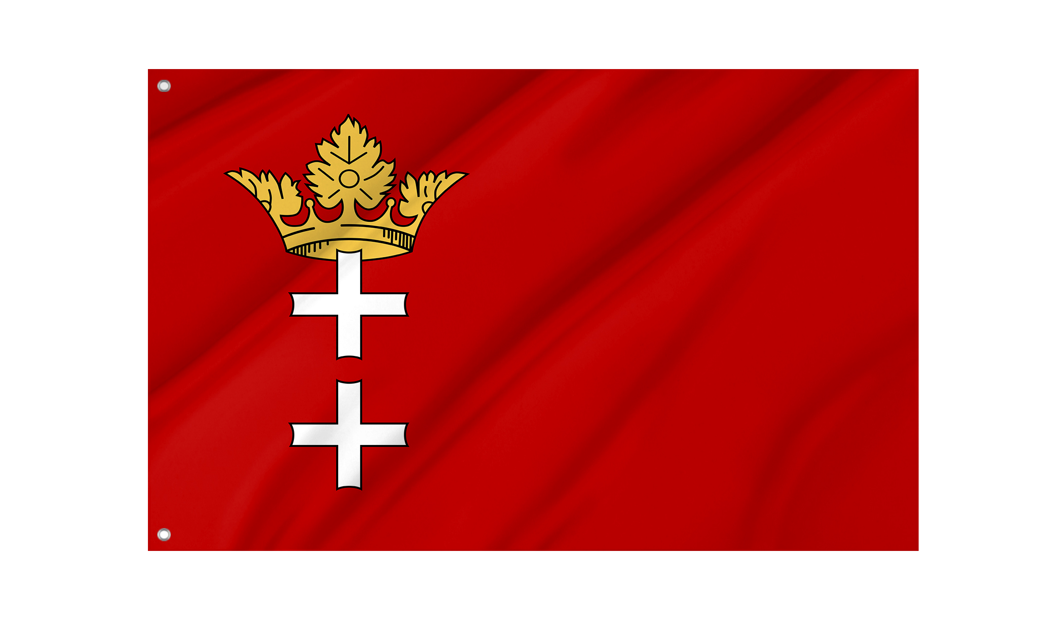 Free City of Danzig Flag for Indoor & Outdoor Use