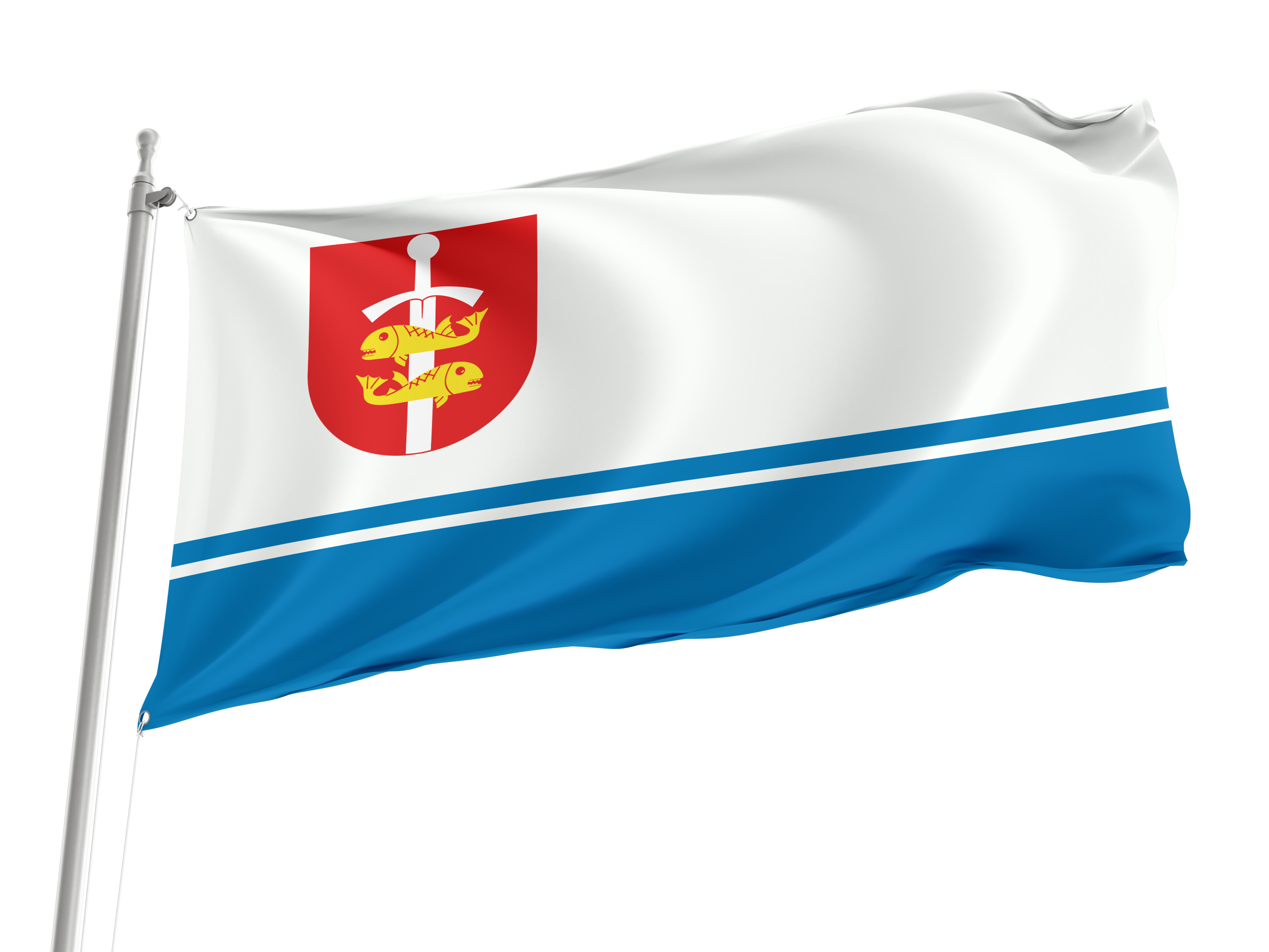 Gdynia Flag for Indoor & Outdoor Use