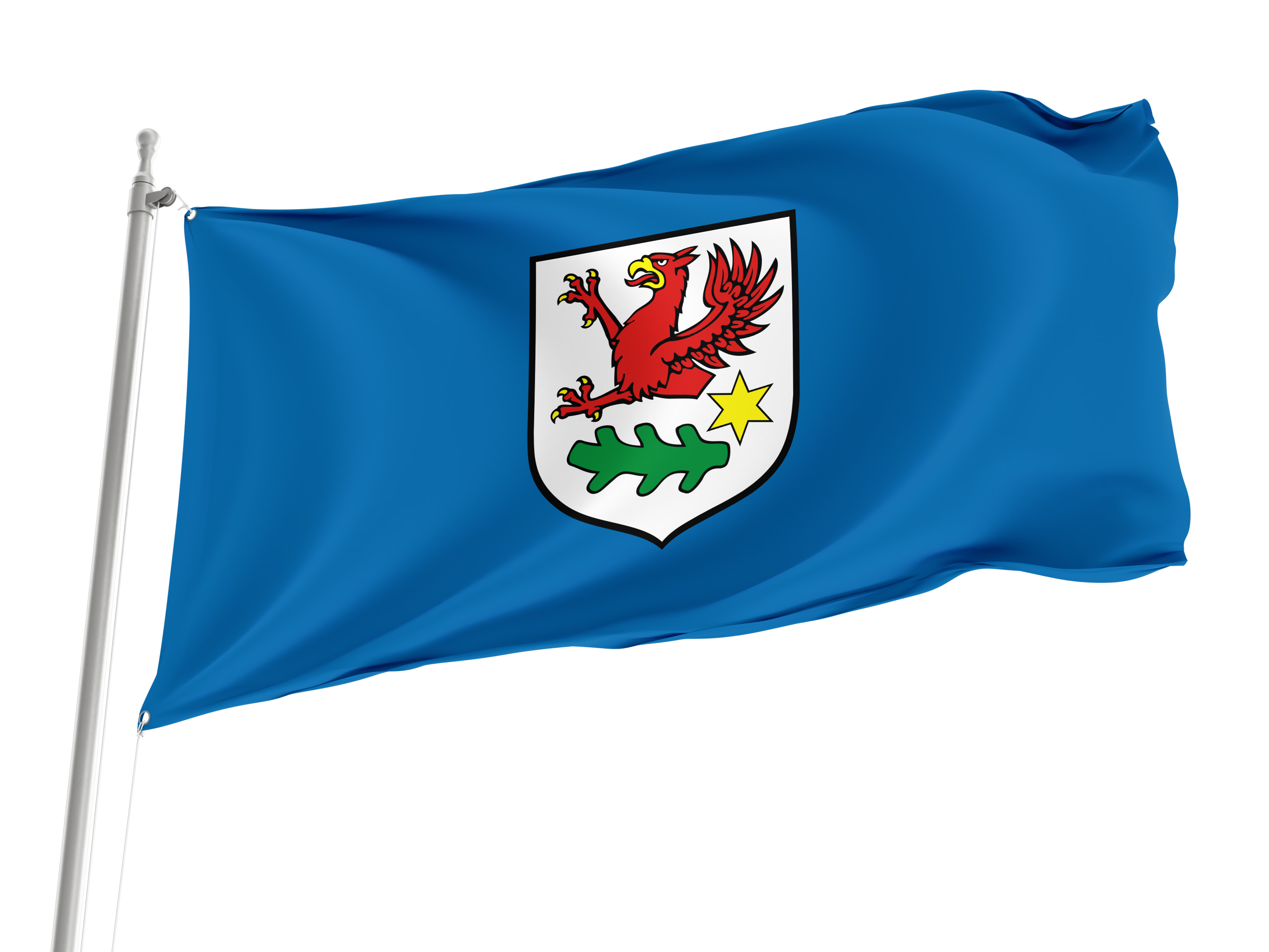 Gryfino Flag for Indoor & Outdoor Use