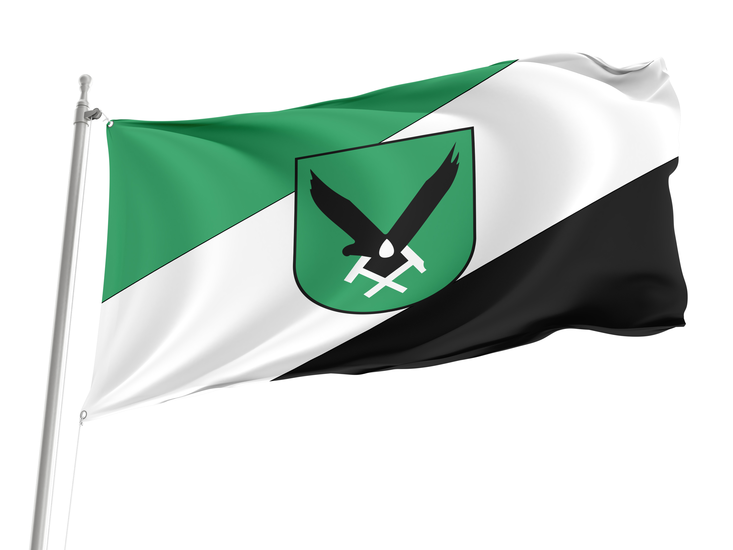 Jastrzebie Zdroj Flag for Indoor & Outdoor Use