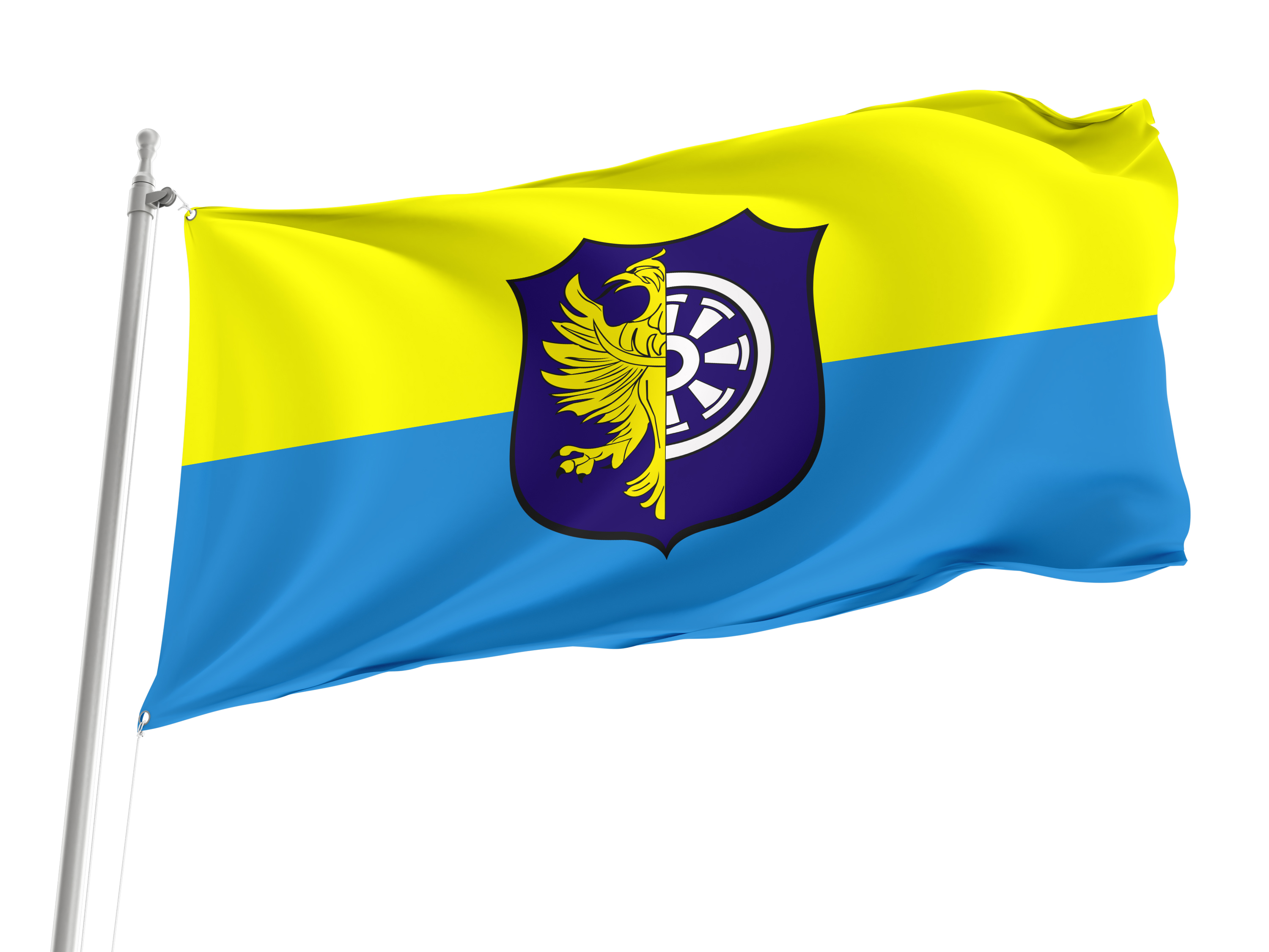 Krapkowice (dawna) Flag for Indoor & Outdoor Use