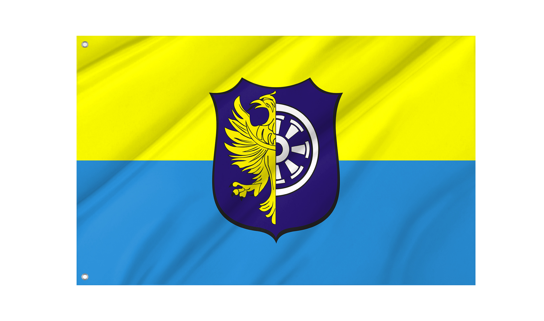 Krapkowice (dawna) Flag for Indoor & Outdoor Use