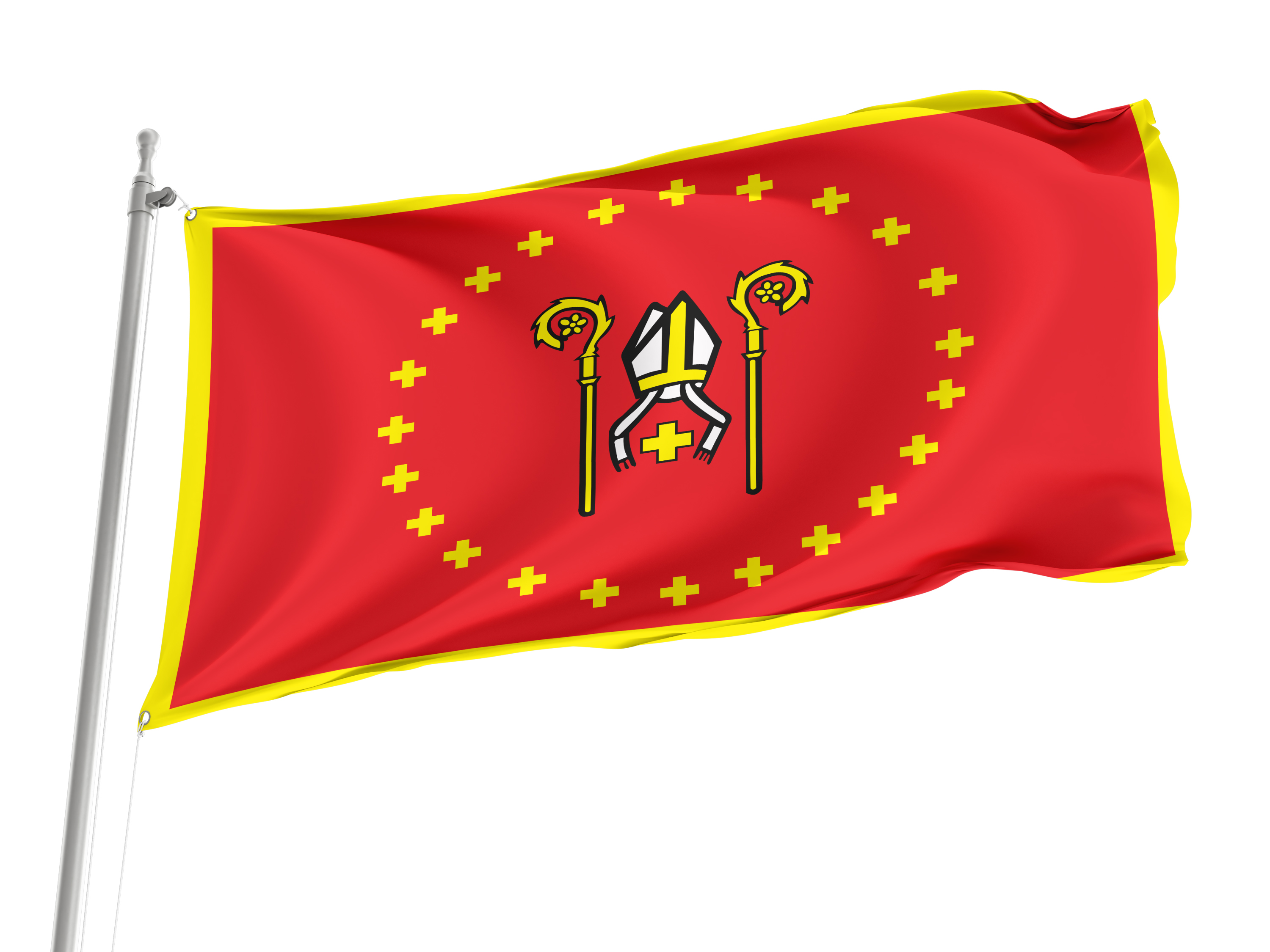 Krzywin Flag for Indoor & Outdoor Use