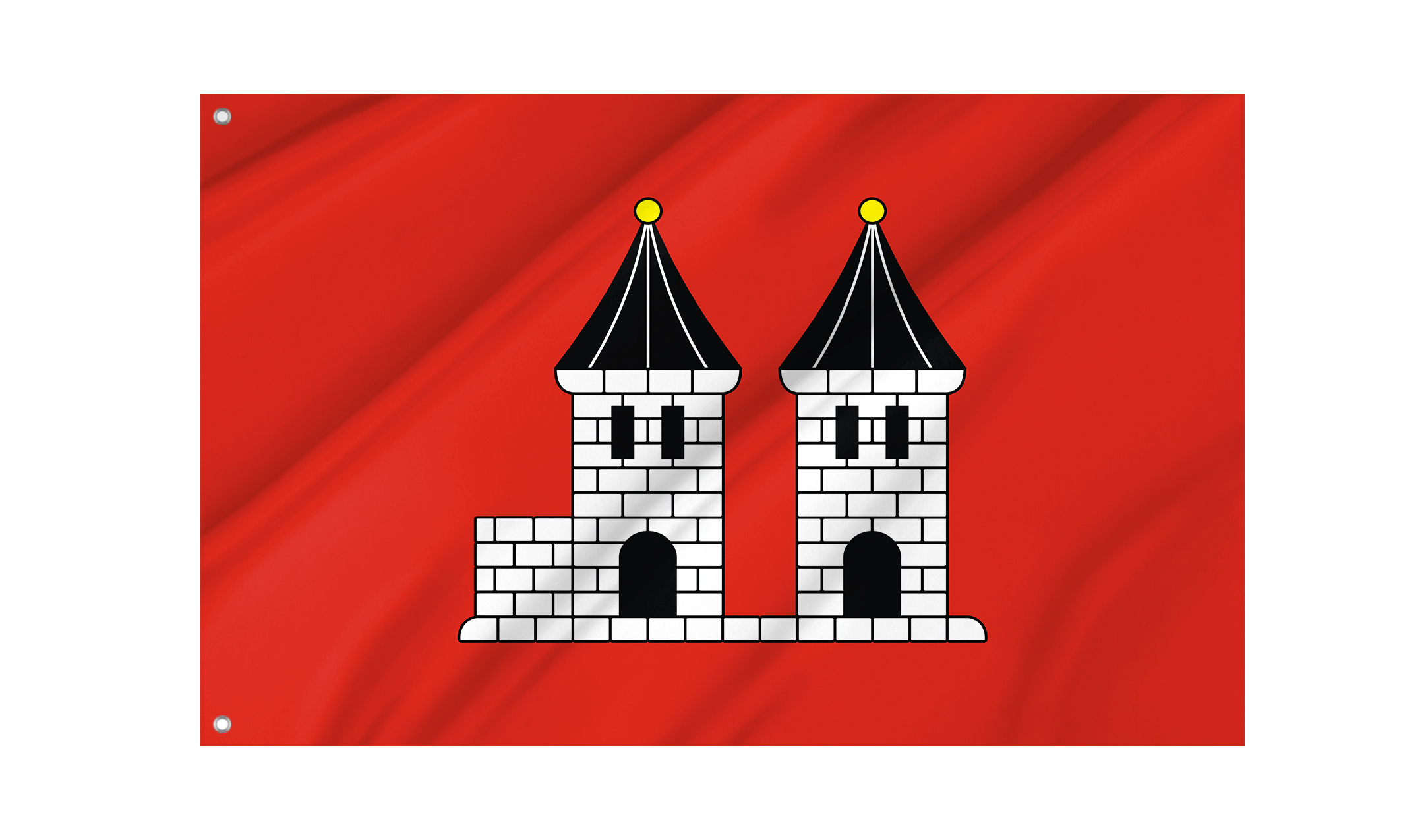 Ksiaz Wielkopolski Flag for Indoor & Outdoor Use