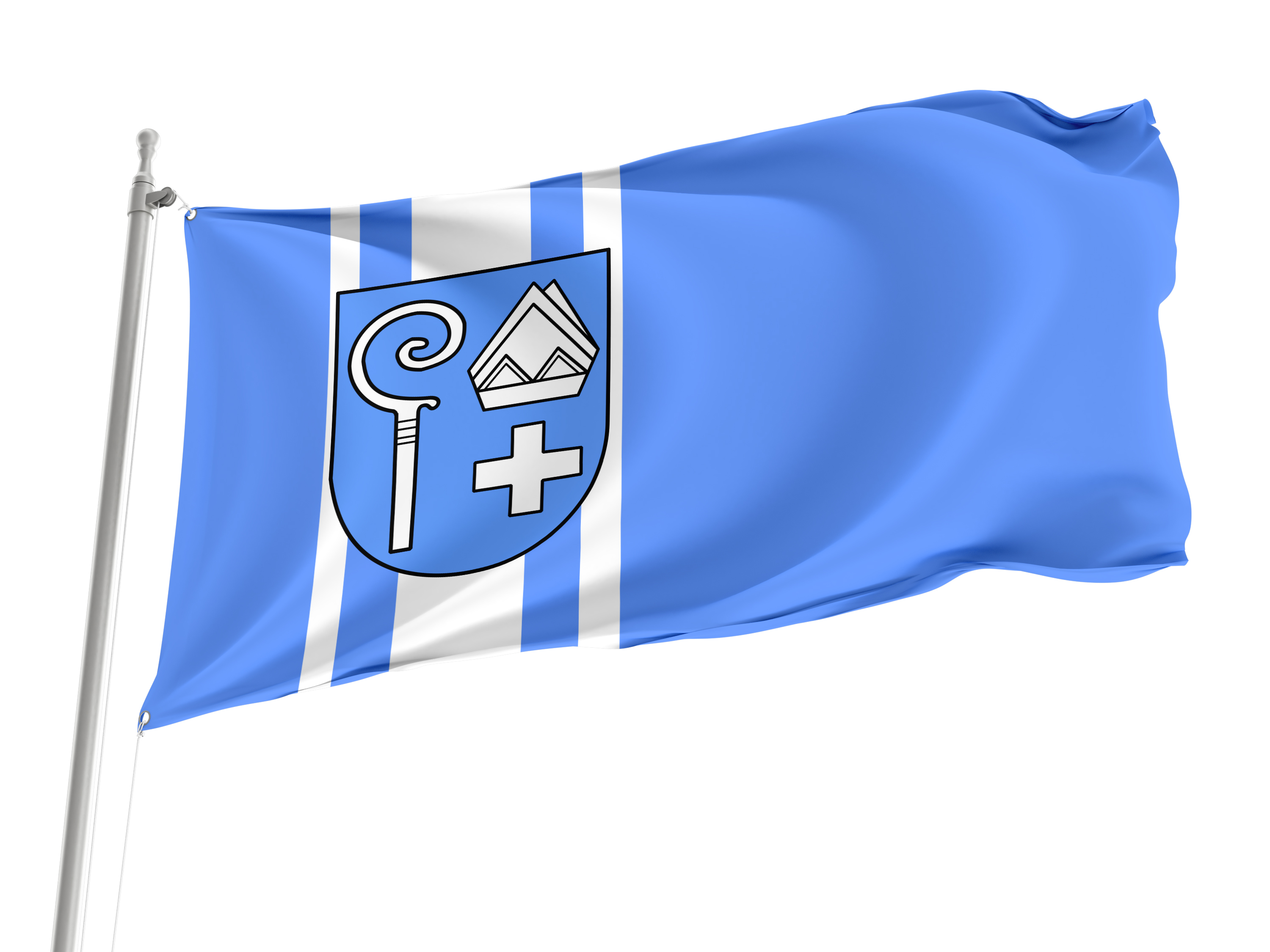 Kwidzyn Flag for Indoor & Outdoor Use