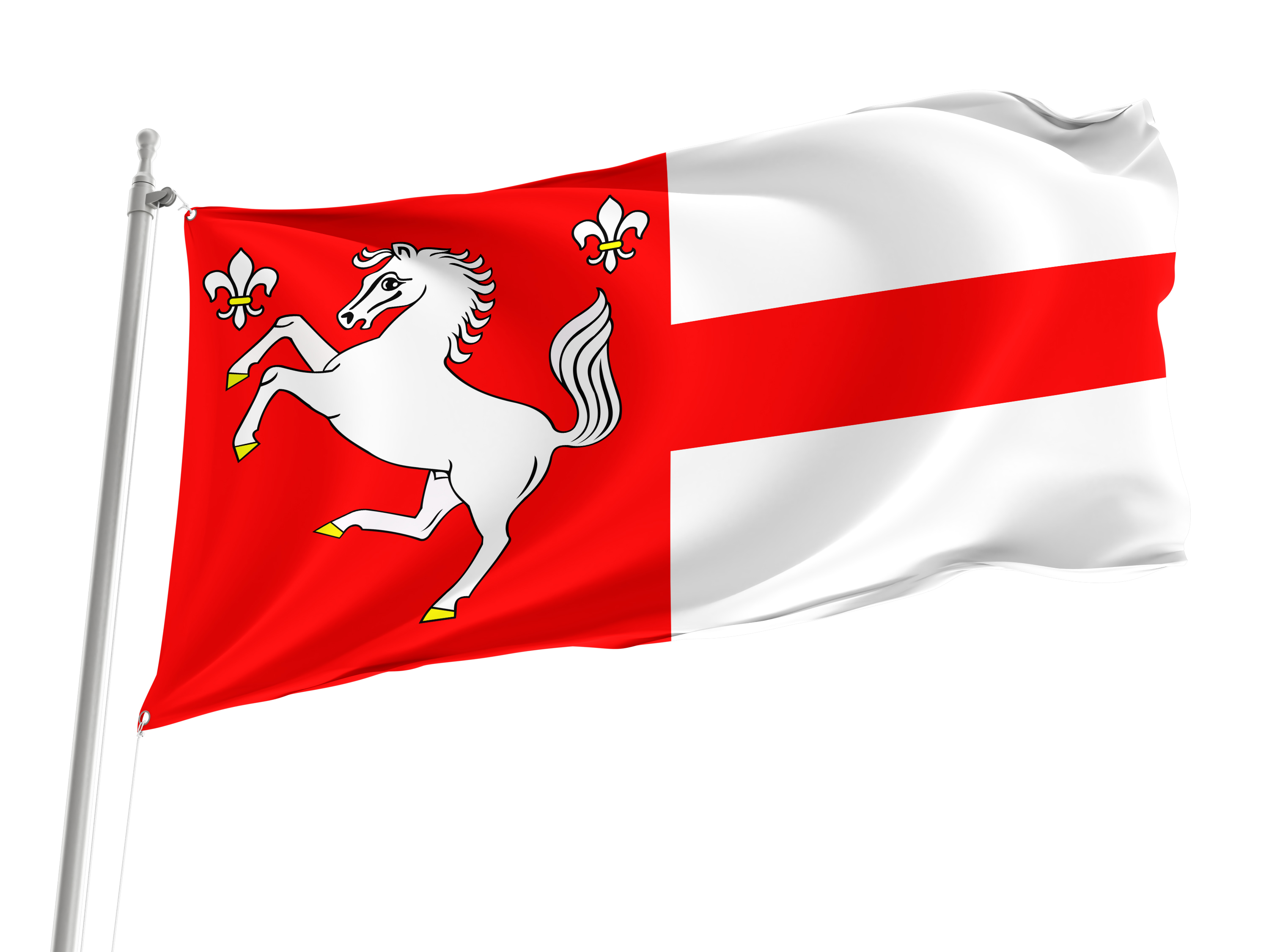 Lack Flag for Indoor & Outdoor Use