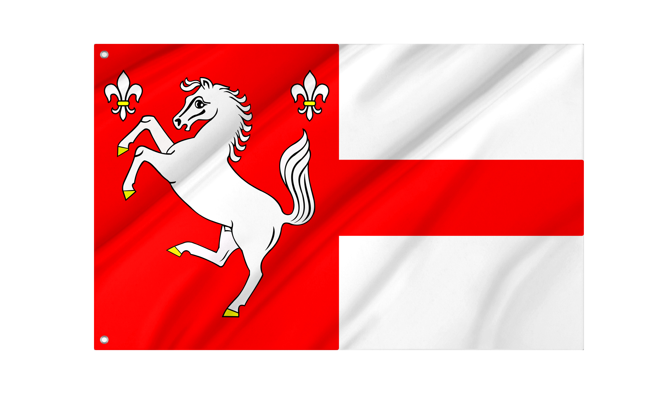 Lack Flag for Indoor & Outdoor Use