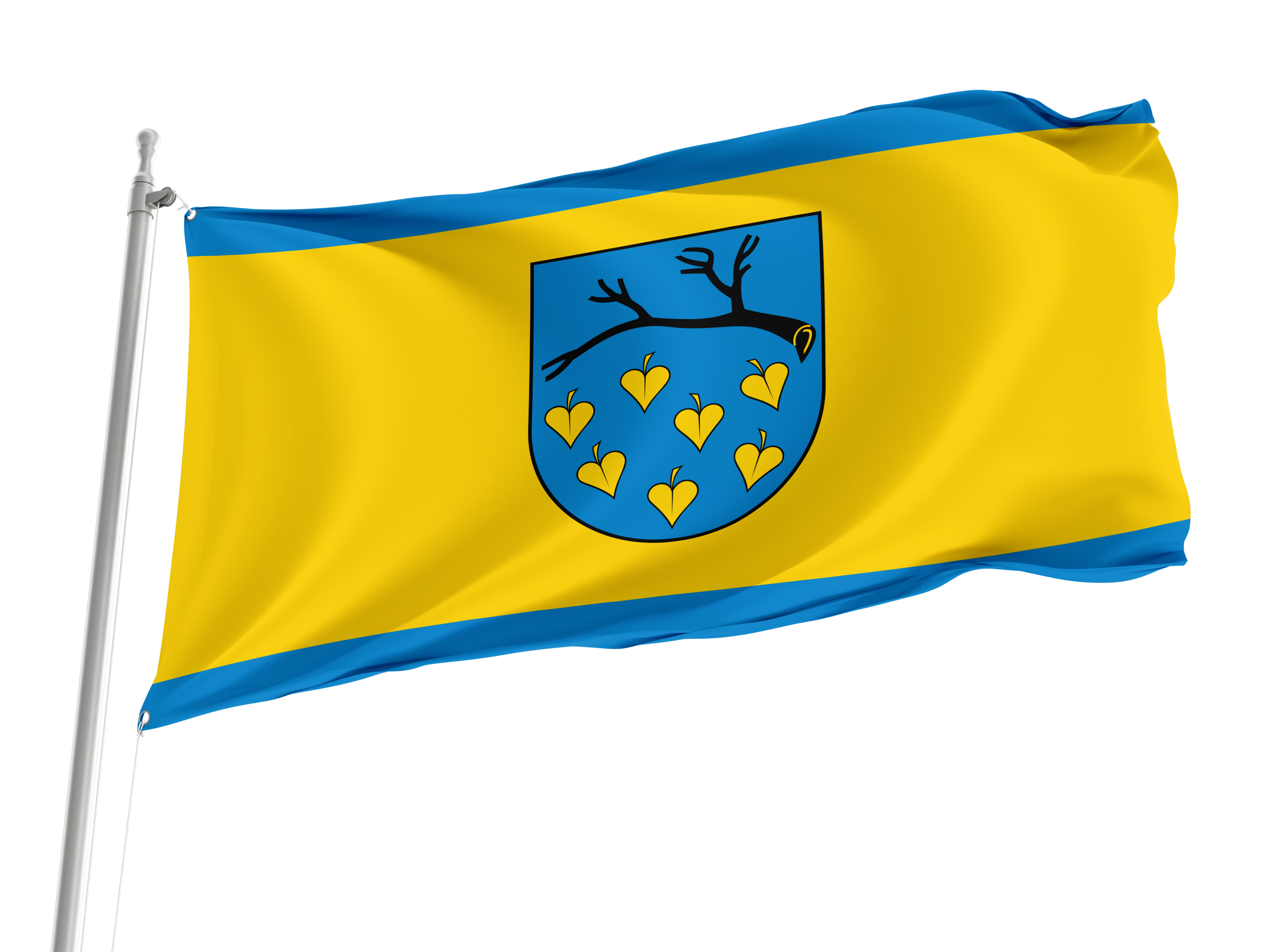 Laziska Gorne Flag for Indoor & Outdoor Use
